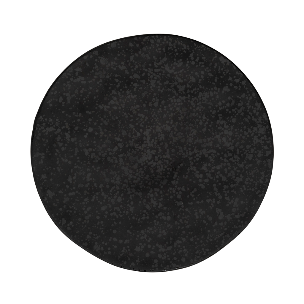 Serving plate black, Ø38 cm