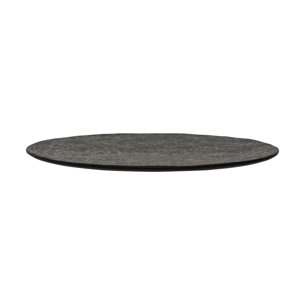 Serving plate black, Ø38 cm