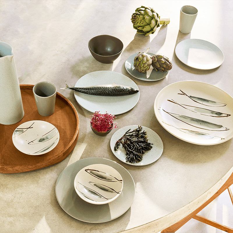 Bowl Ogawa Fishes A (set of 4)