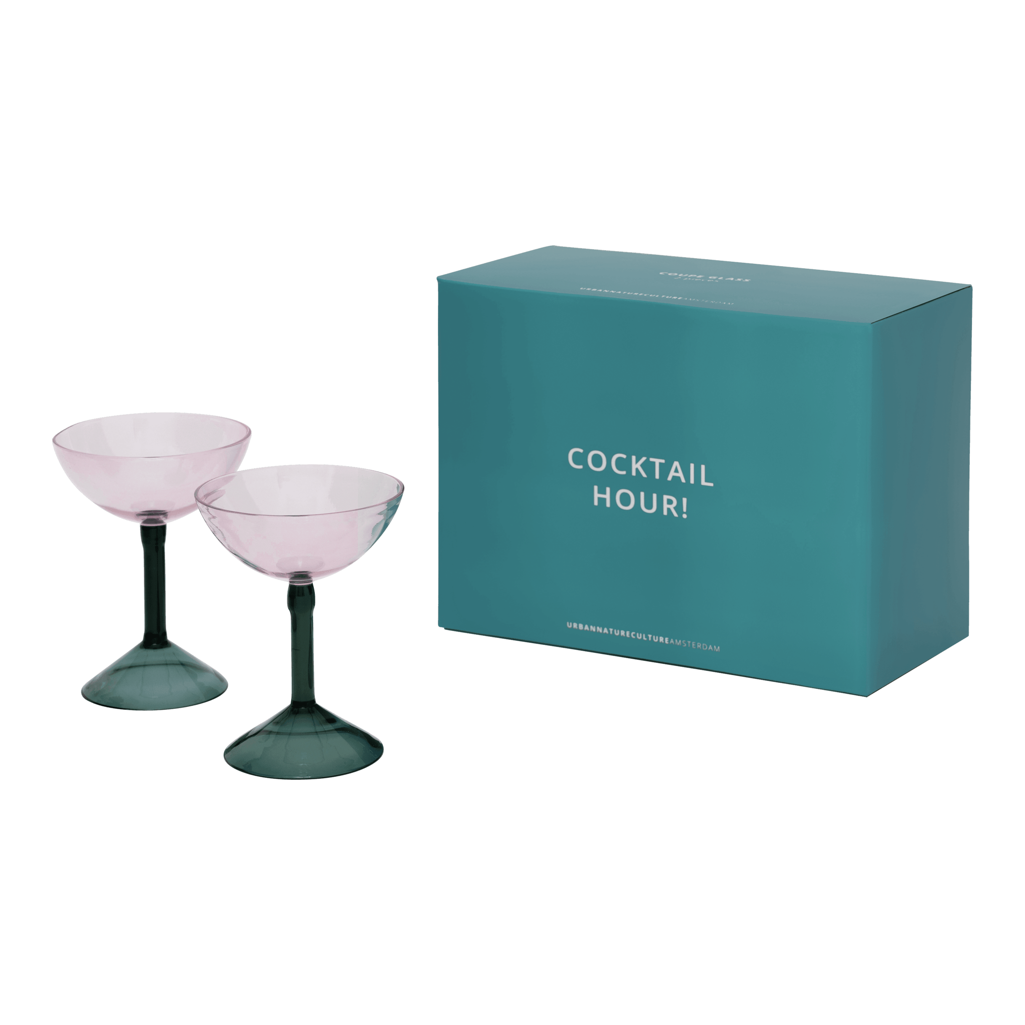 Coupe cocktail glass, set of 2, in gift pack
