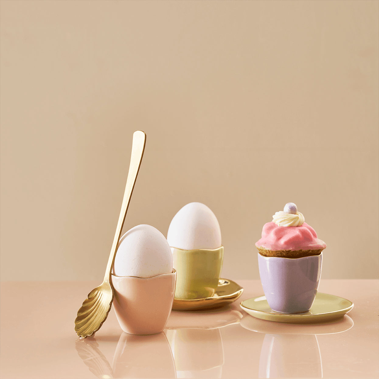Good Morning egg cup, Set of 2, in gift pack (set of 2)