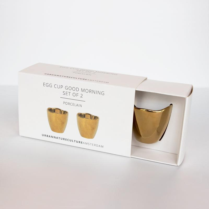 Good Morning egg cup, Set of 2, in gift pack (set of 2)