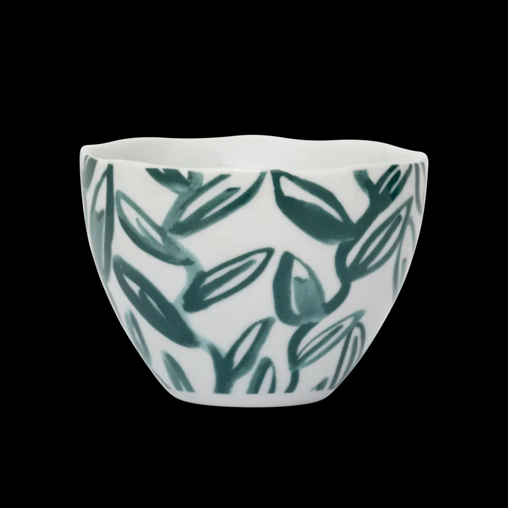 Good Morning cup Cappuccino/Tea Leaves, Aqua