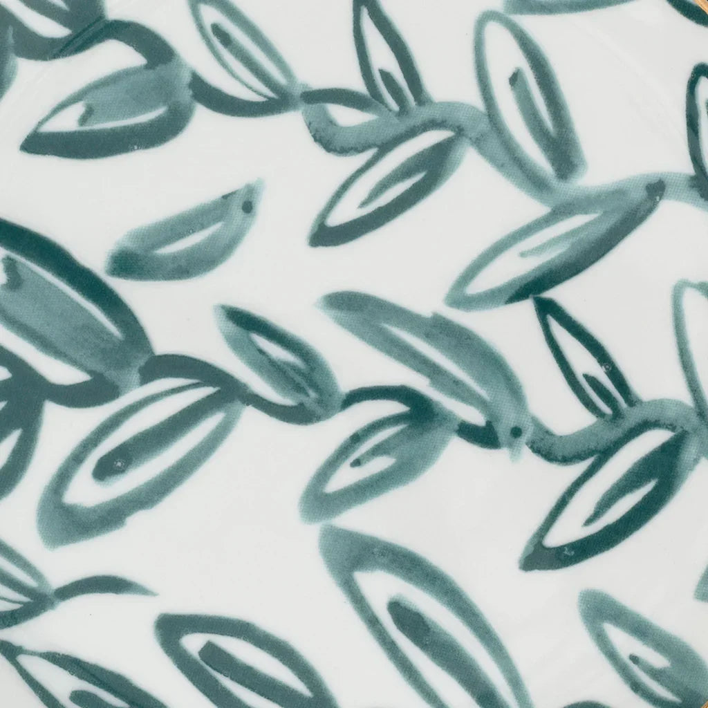 Good Morning plate Leaves Aqua, Ø17 Cm