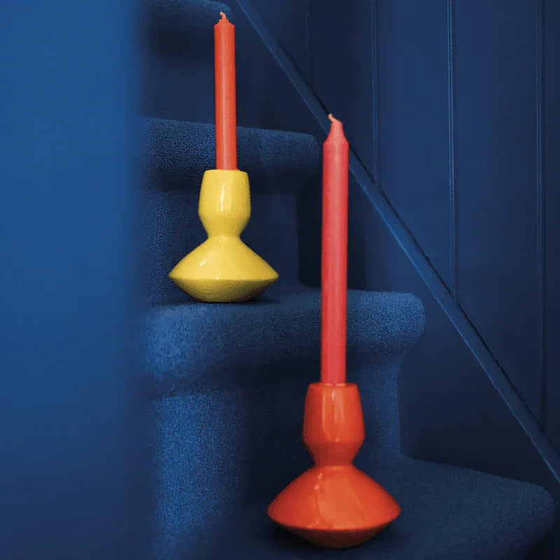 LINDA. x UNC candle holder Logan Warm olive