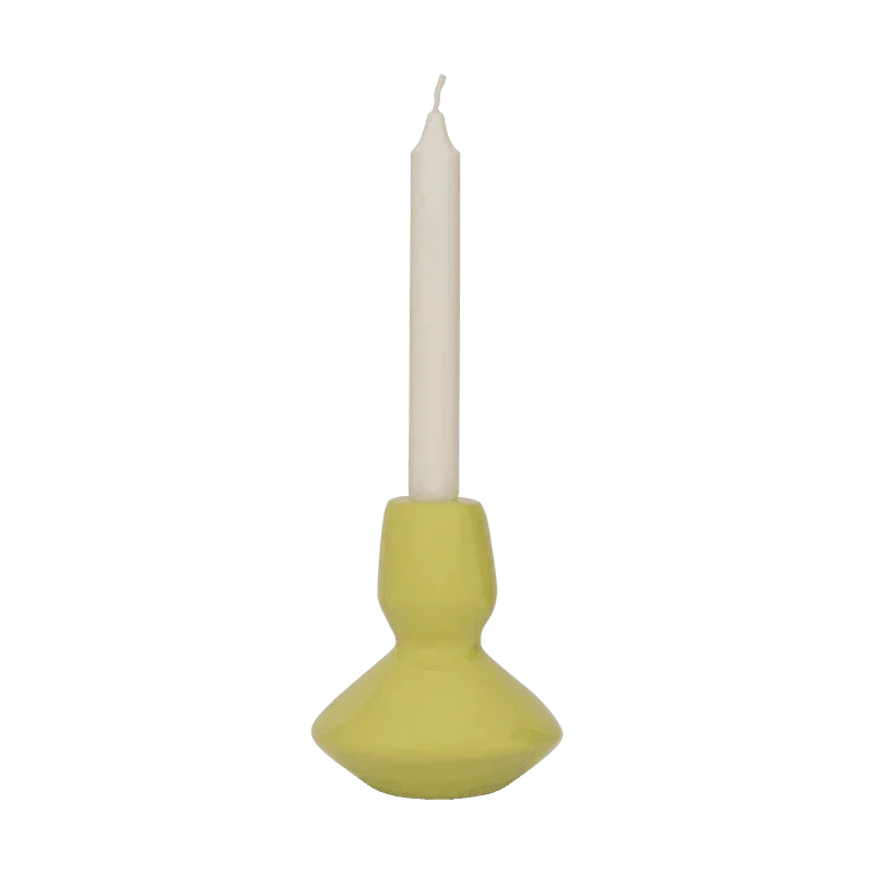 LINDA. x UNC candle holder Logan Warm olive