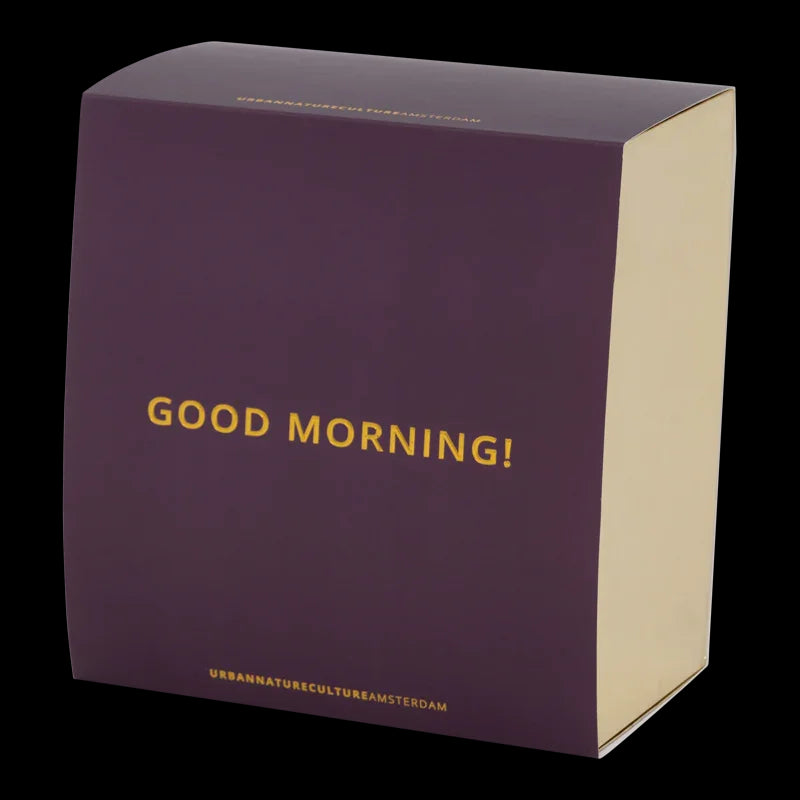 Good Morning Cup Cappuccino/Tea and Plate Papaya/Old Pink, set of 4, in gift pack