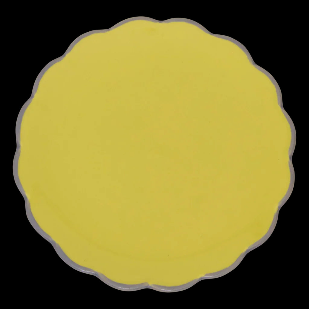 Good Morning plate Sculpted, Limelight