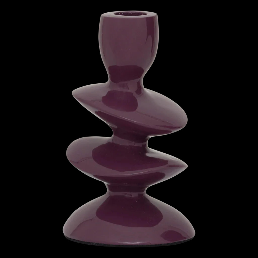 Candle holder Tove, Prune