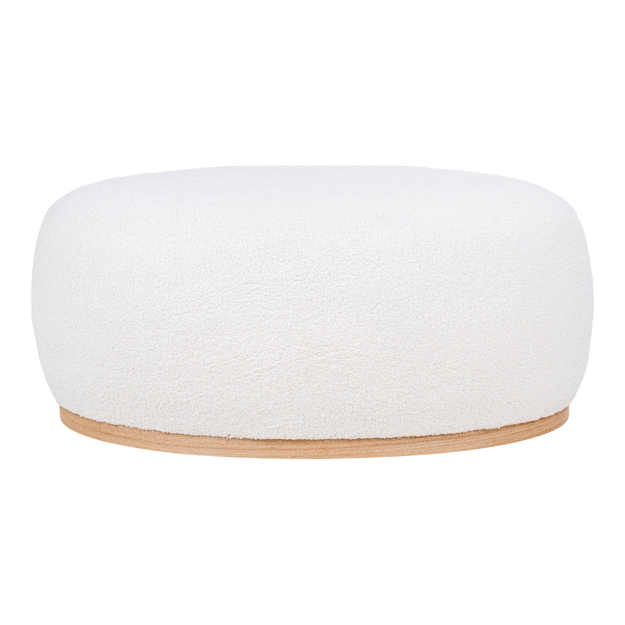 Manhattan Pouf - Pouf, bouclǸ, white, 54,5x88,5x36 cm, HN1235