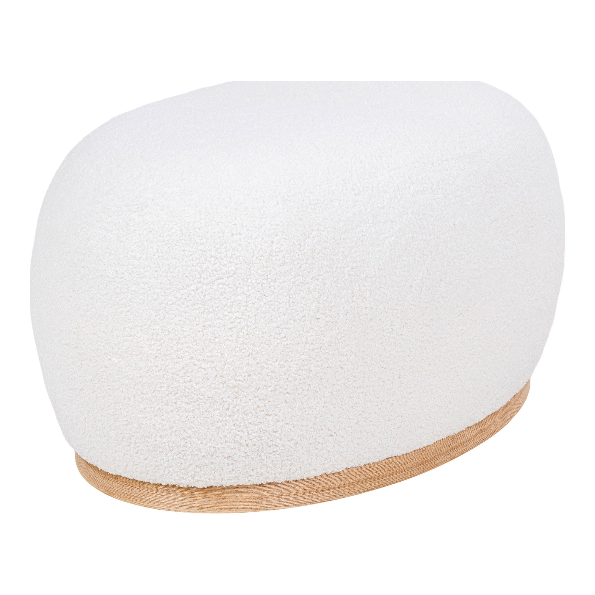 Manhattan Pouf - Pouf, bouclǸ, white, 54,5x88,5x36 cm, HN1235