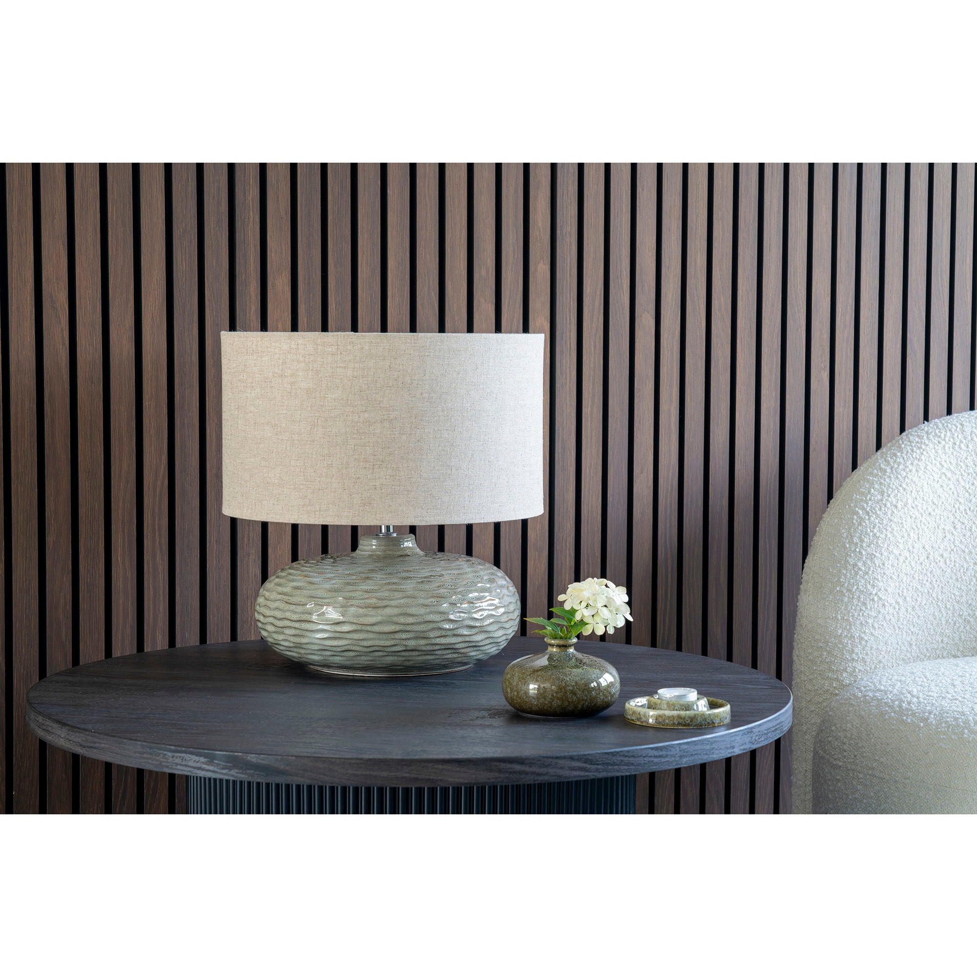 Boavista Coffee Table - Coffee Table, dark brown Ø80x45 cm