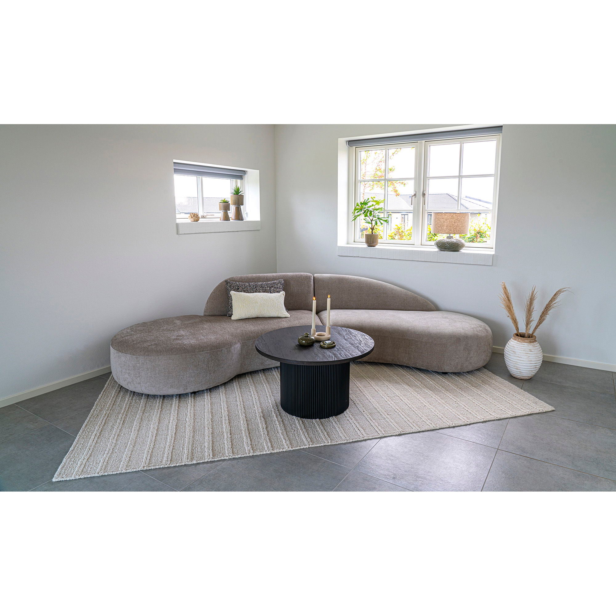 Boavista Coffee Table - Coffee Table, dark brown Ø80x45 cm