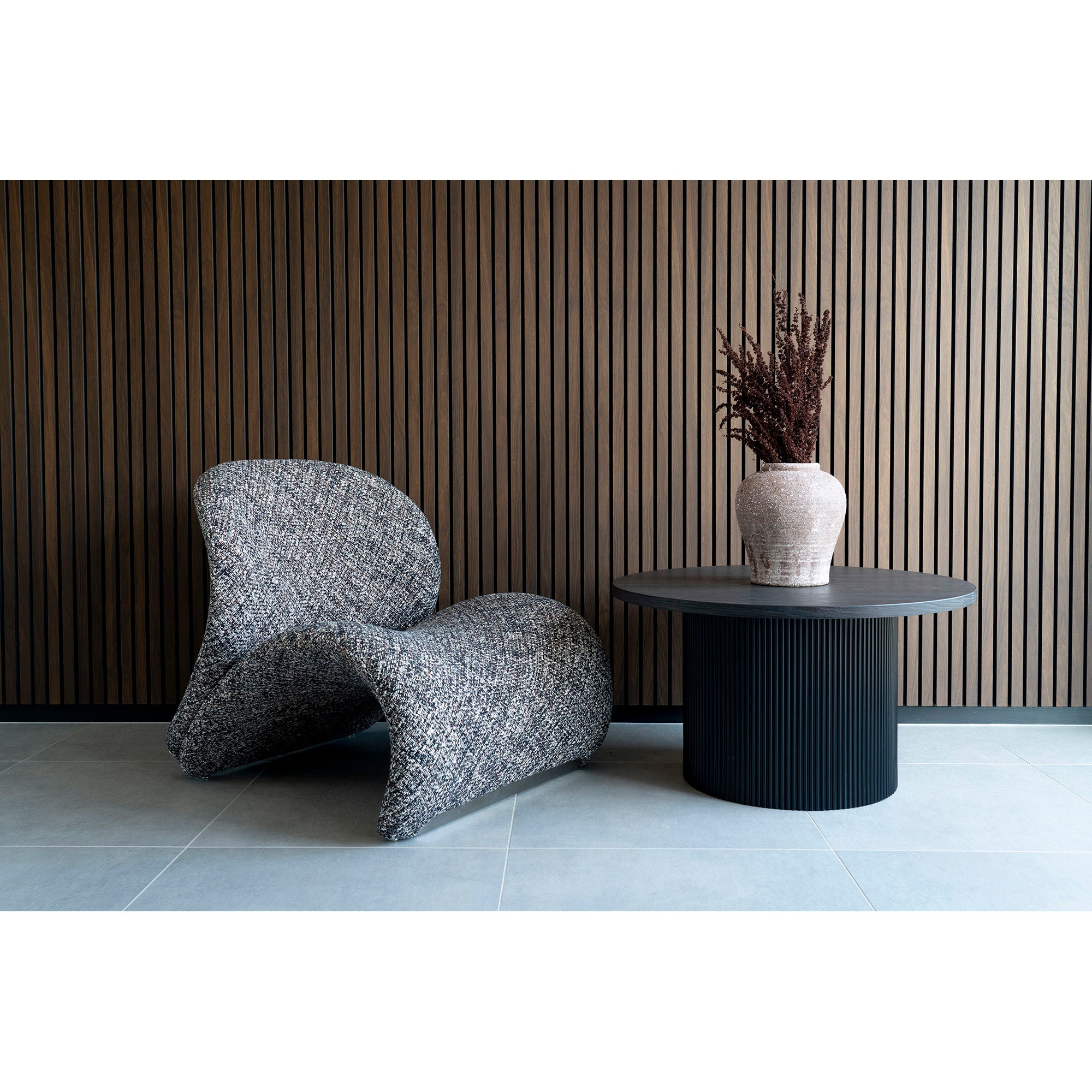 Boavista Coffee Table - Coffee Table, dark brown Ø80x45 cm