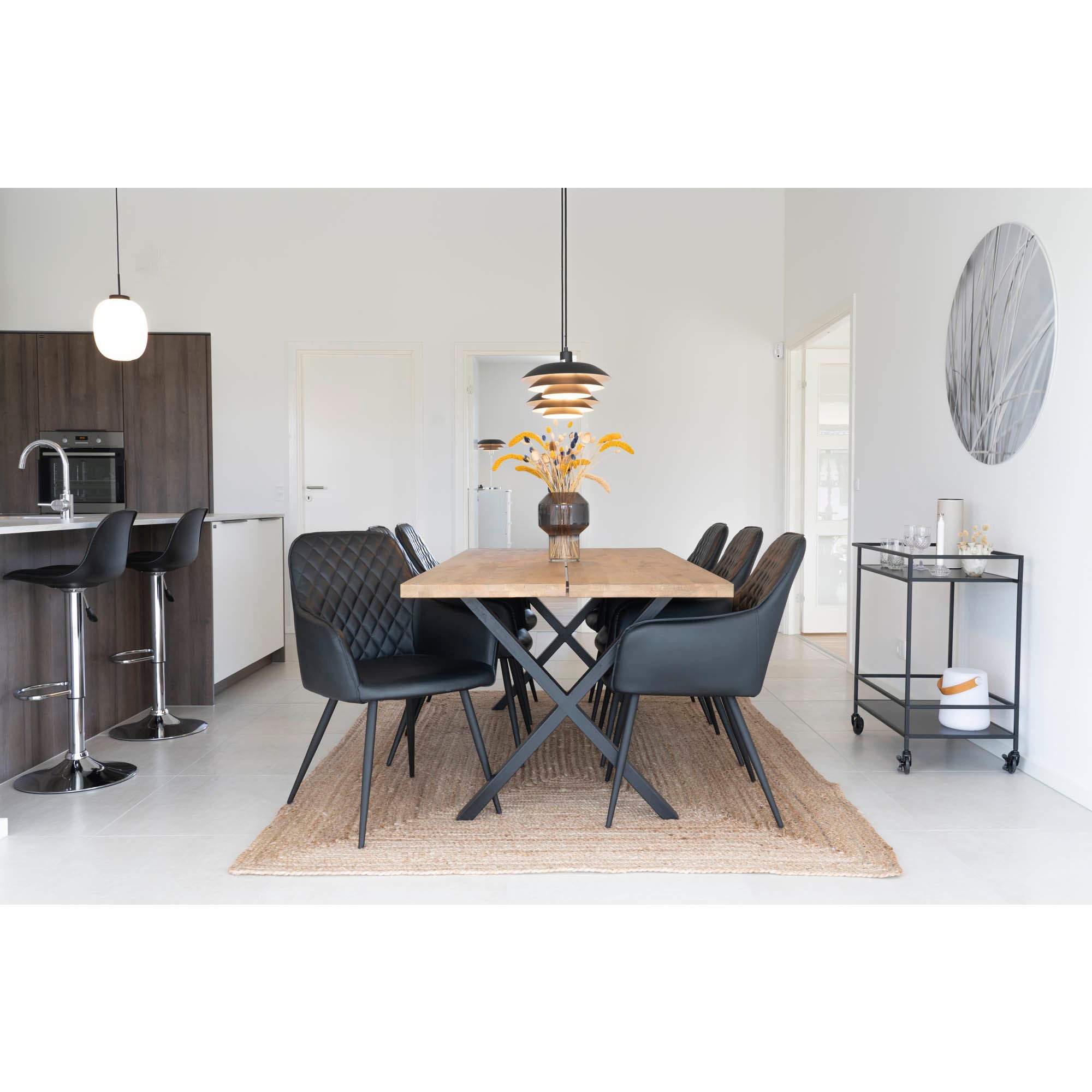 Bombay Rug - Rug in braided jute, nature, 180x240 cm