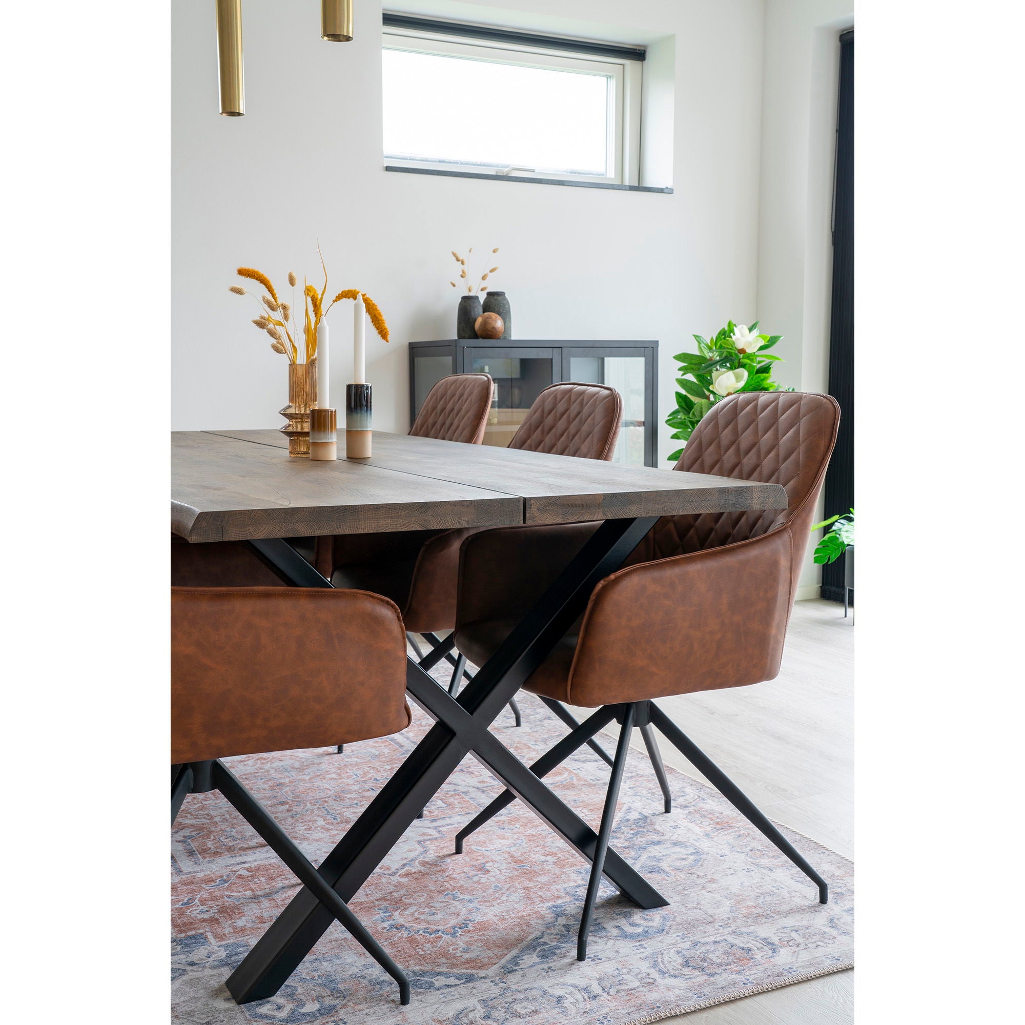 Havana Rug - Rug, orange/blue, 160x230 cm