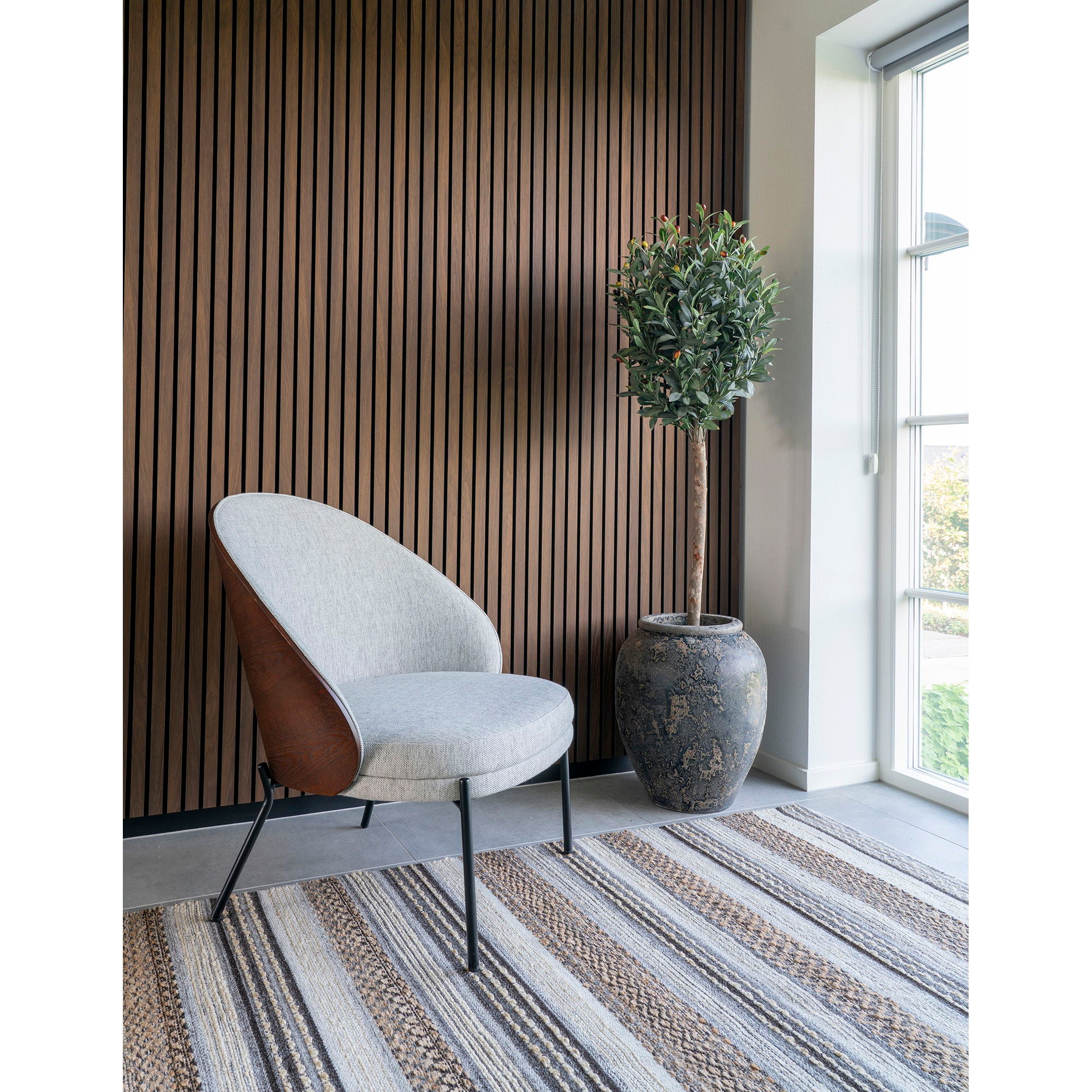 Morena Rug - Rug, hand woven, nature/grey, 160x230 cm