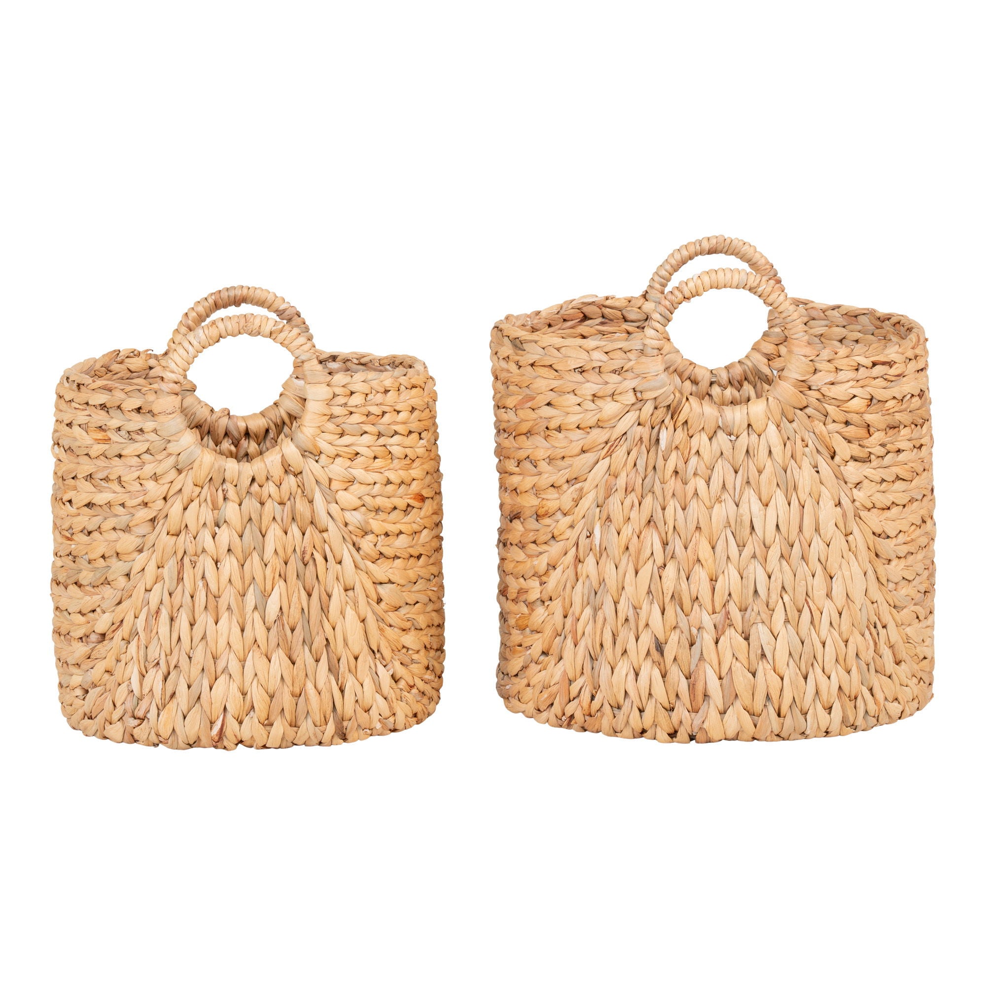 Passo Baskets - Round baskets in waterhyacinth, set of 2
