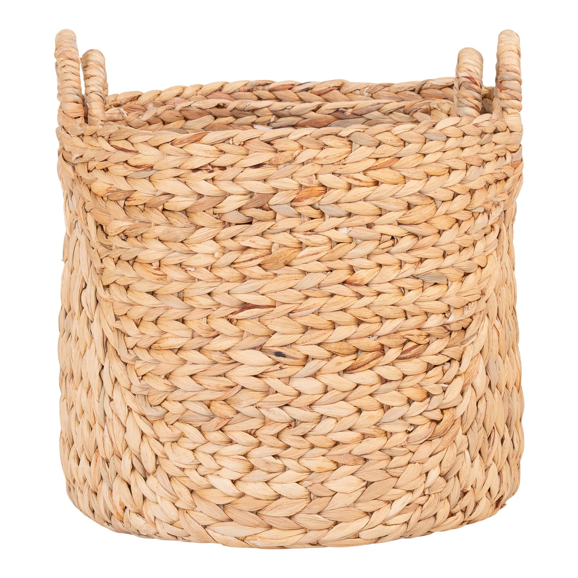 Passo Baskets - Round baskets in waterhyacinth, set of 2