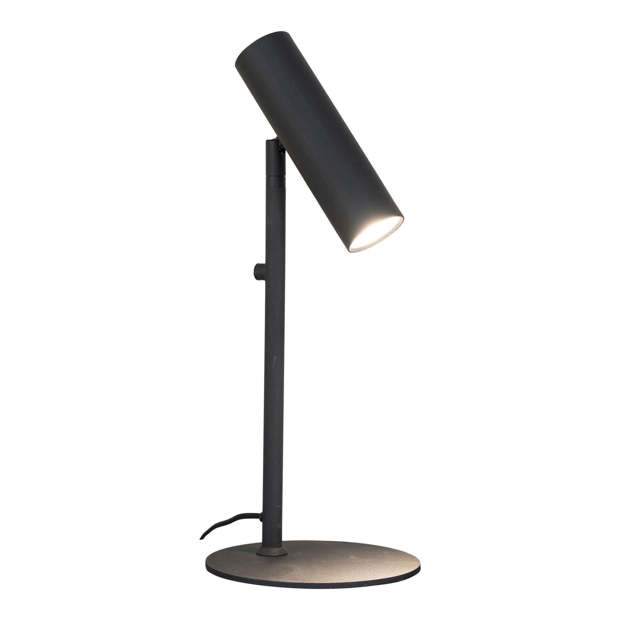 Paris Table Lamp - Lamp in black with a 200 cm fabric cord Bulb: GU10/5W LED IP20