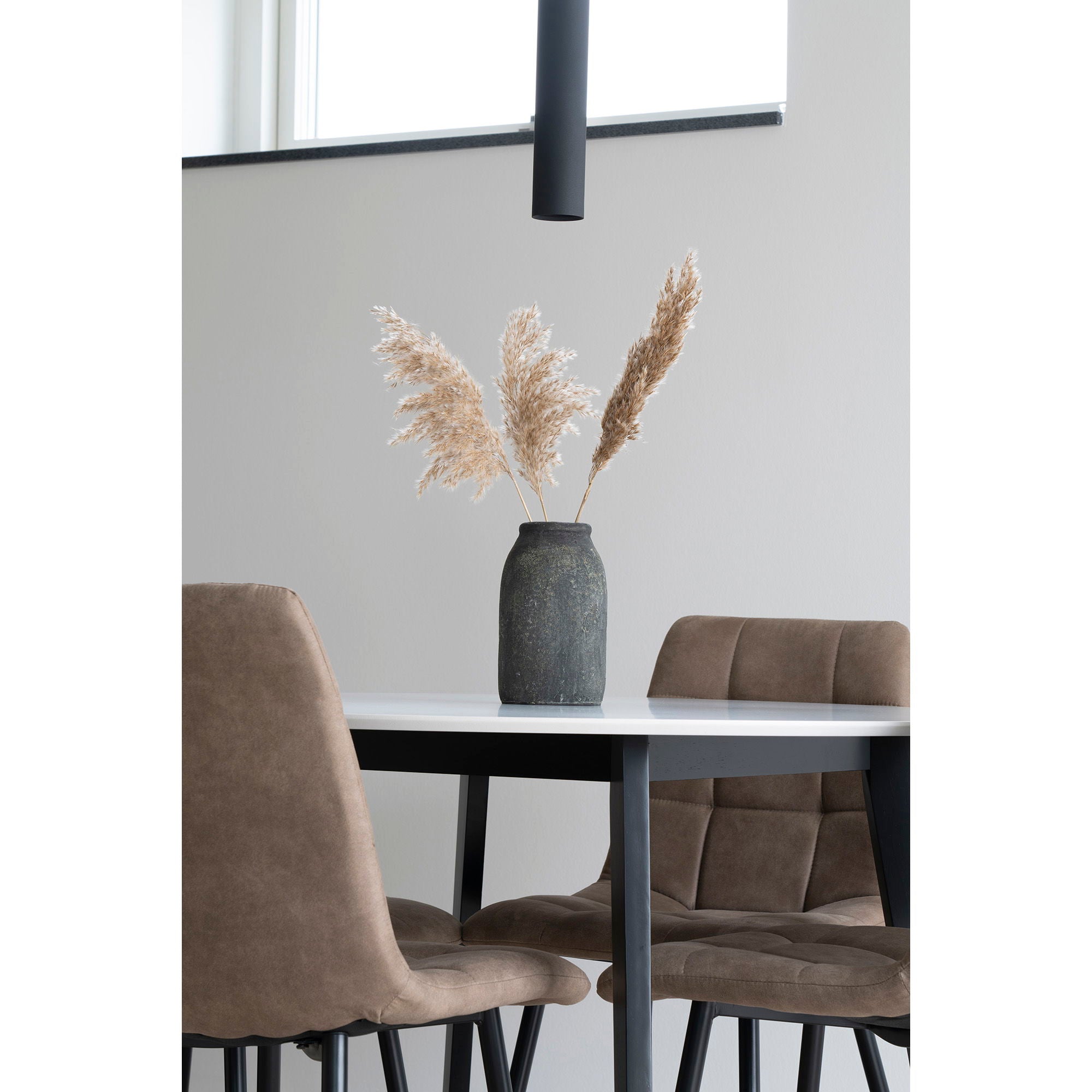 Paris Pendant - Lamp in black with a 120 cm fabric cord Bulb: GU10/5W LED IP20