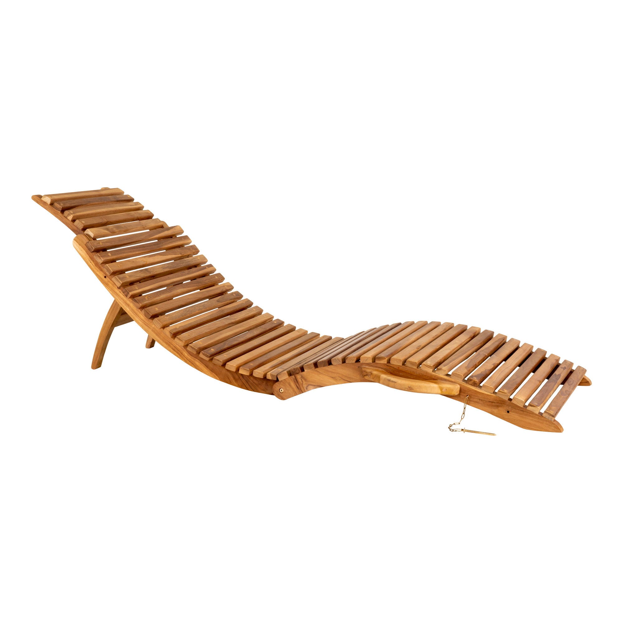 Arrieta Teak Sunlounger - Sun lounger in teak
