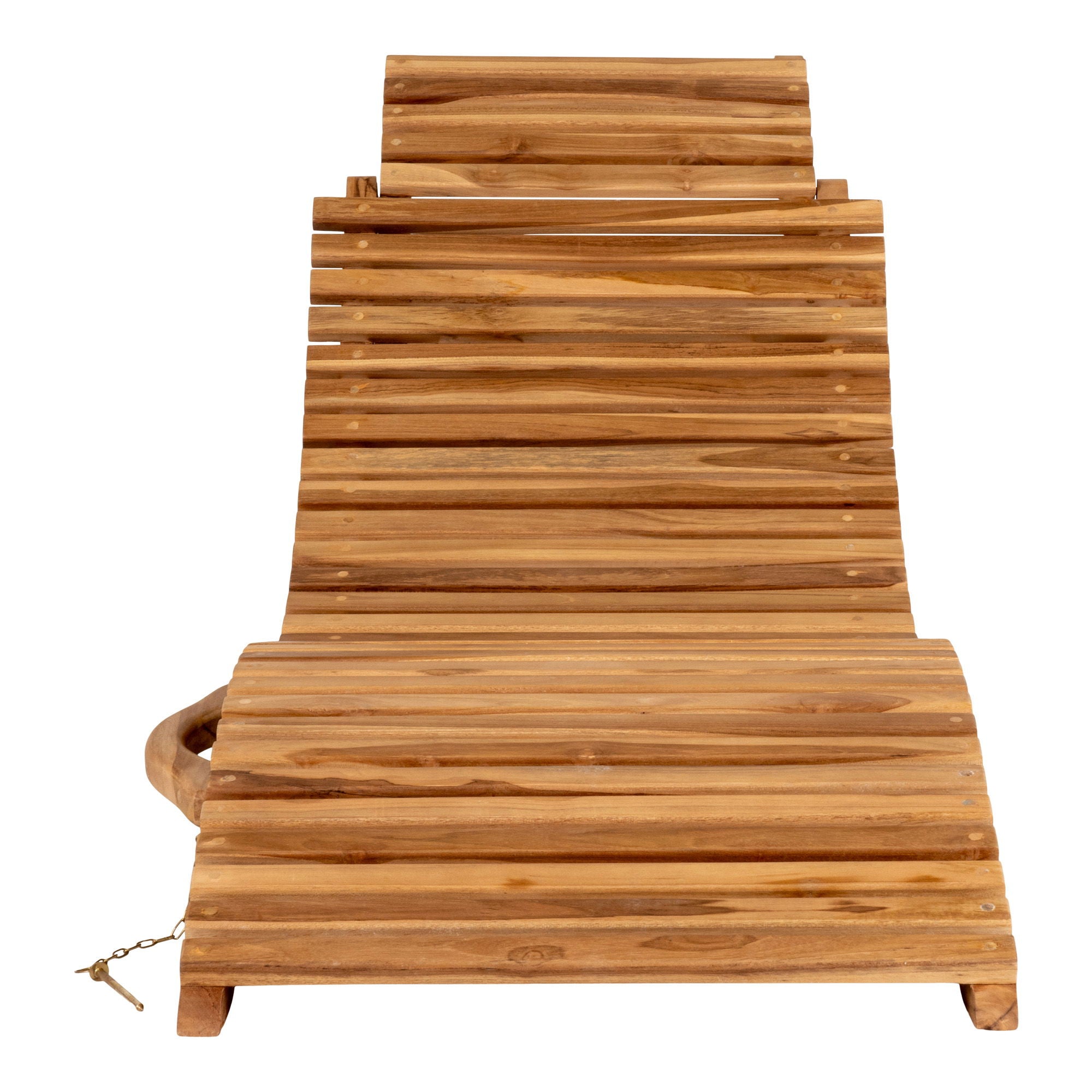 Arrieta Teak Sunlounger - Sun lounger in teak