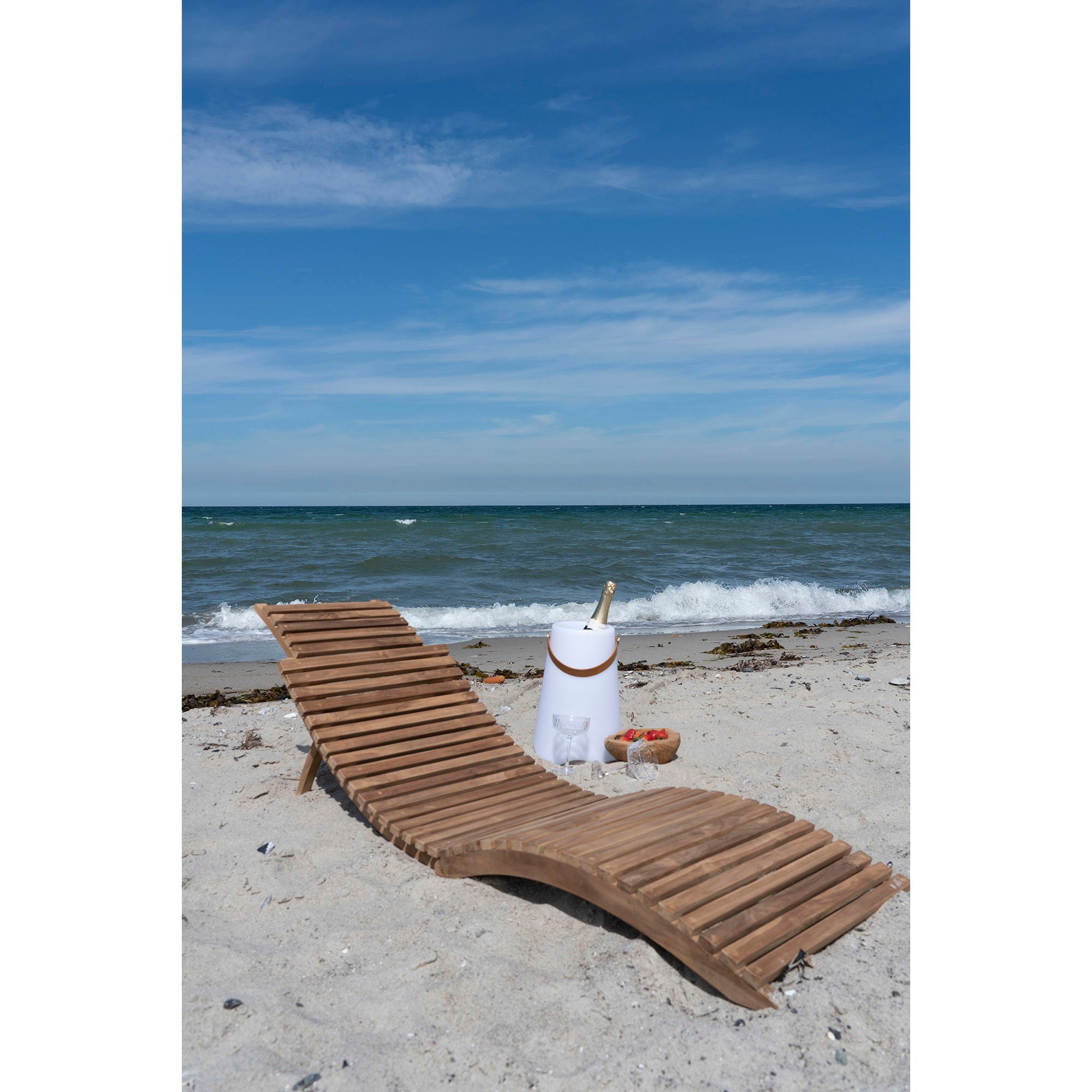 Arrieta Teak Sunlounger - Sunlounger in teak