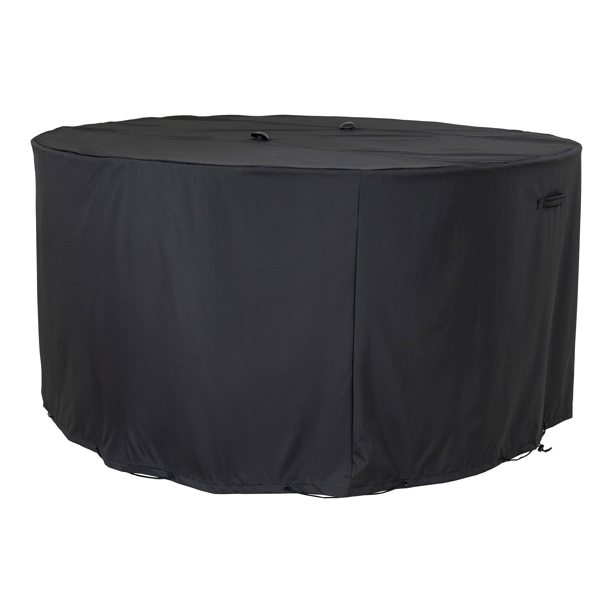 Luxury Cover  - Luxury cover for round table 180 cm with 4 chairs, 210g/m2 600D polyester PU coated, water repellant, black