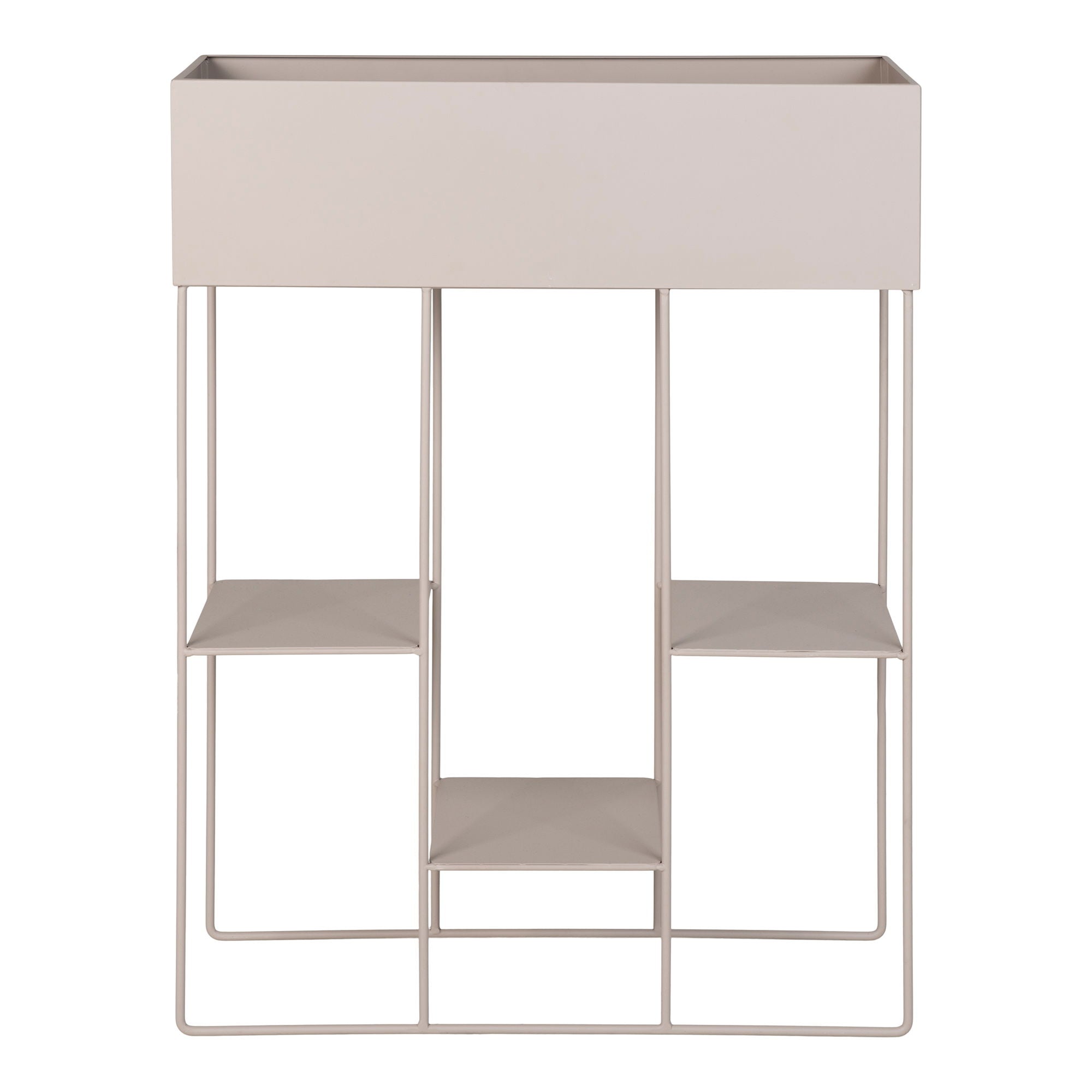 Rabo Planter - Planter, steel, 3 shelves, sand, 25x60x80 cm