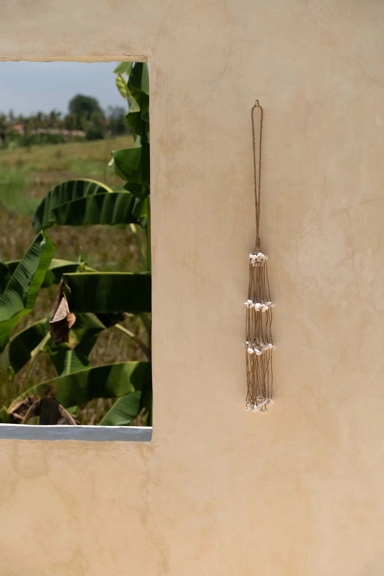De Long Shell Hangdecoratie - Wit