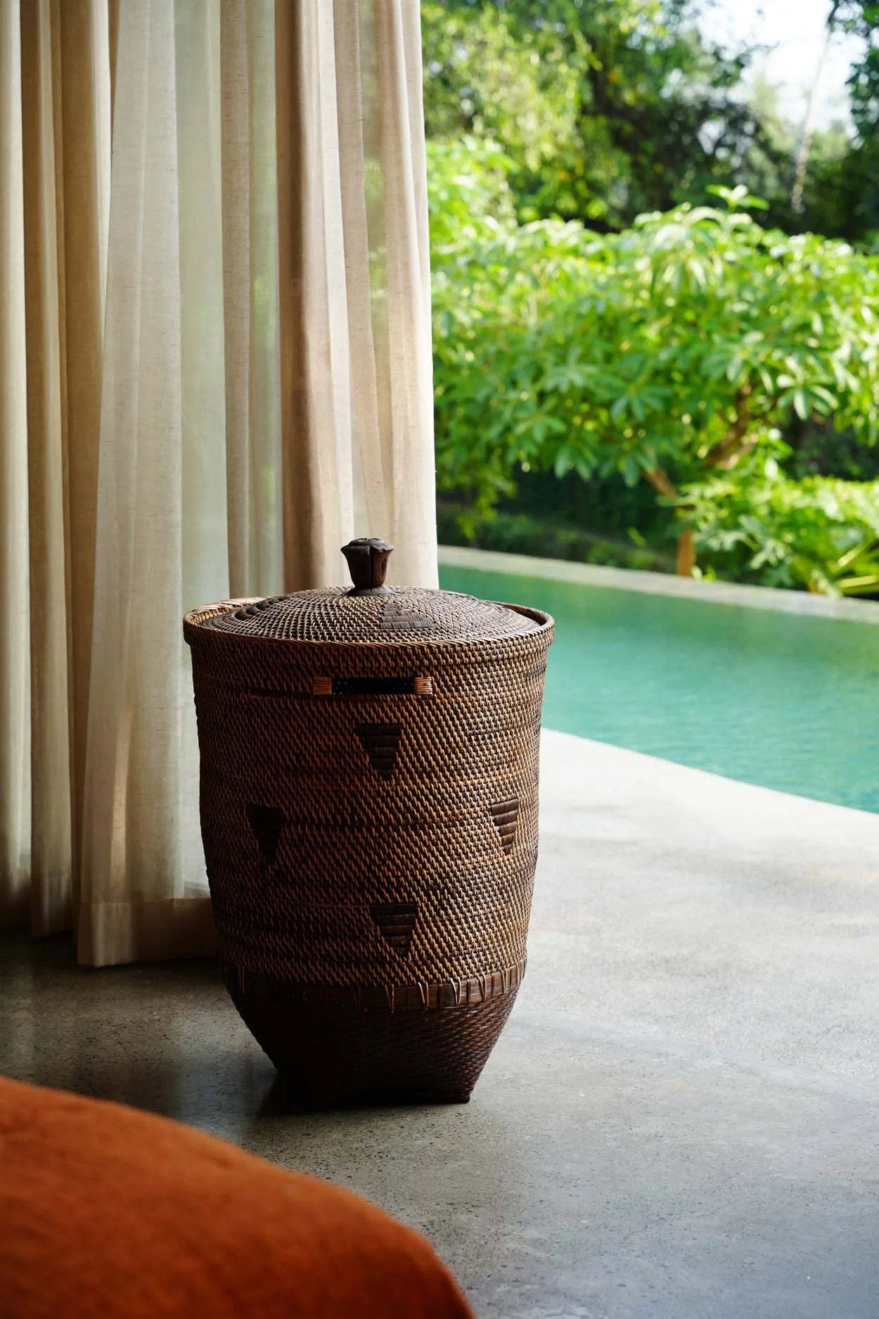 De Colonial Wasmand - Naturel Bruin - XL