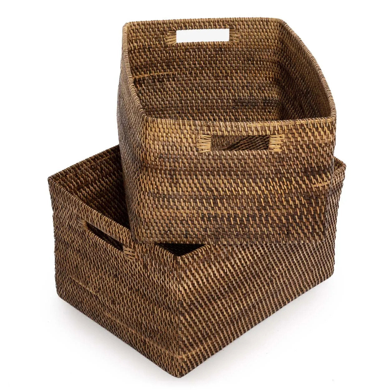 The Colonial Magazine Basket - Natural Brown - M