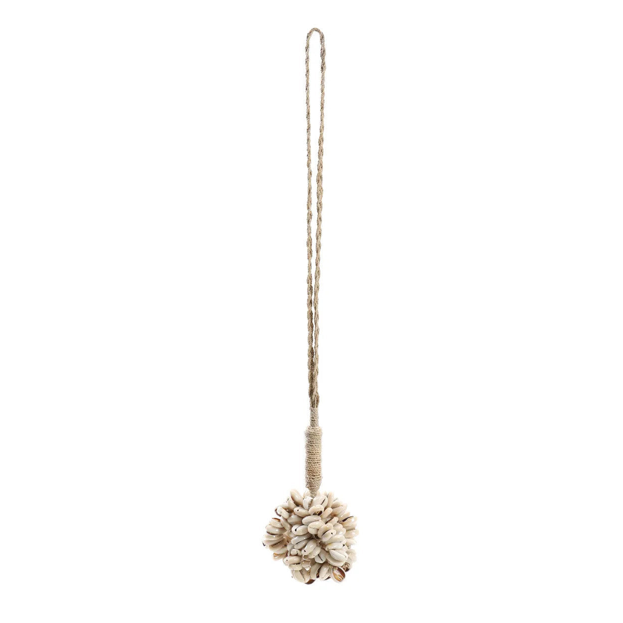 De Door Shell Cowrie Hangdecoratie - Naturel