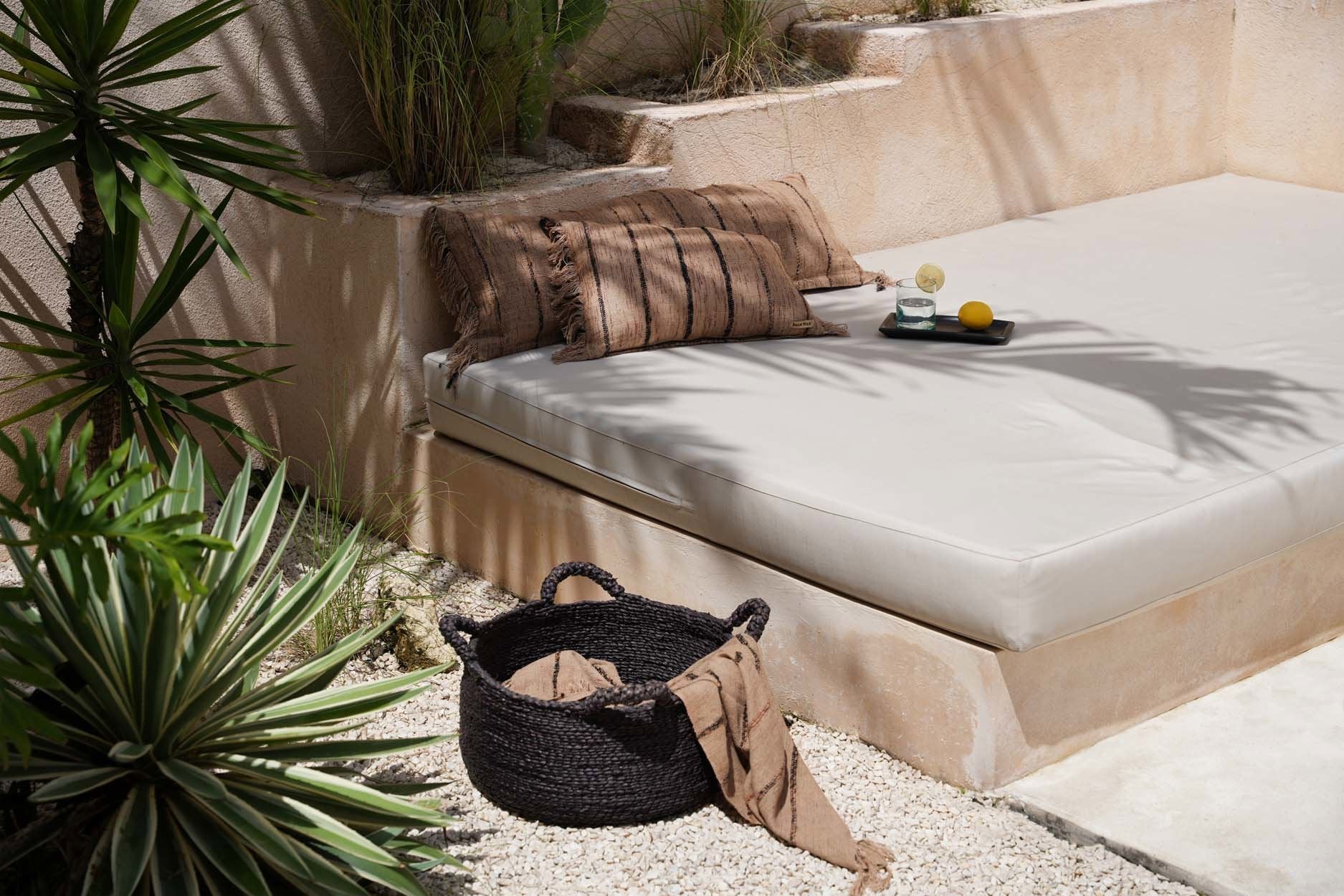 Les Quatre Mains Baskets - Black - L