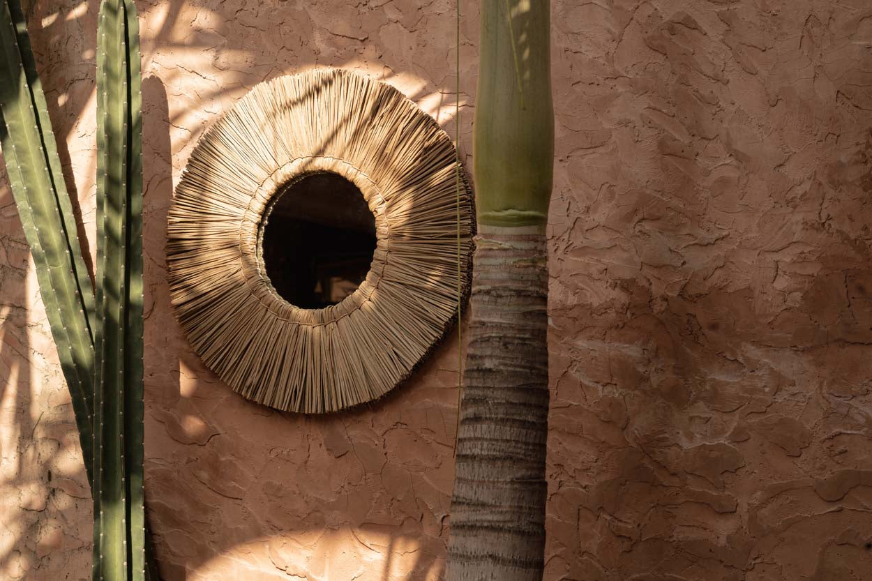 De Alang Alang Spiegel - Naturel - L