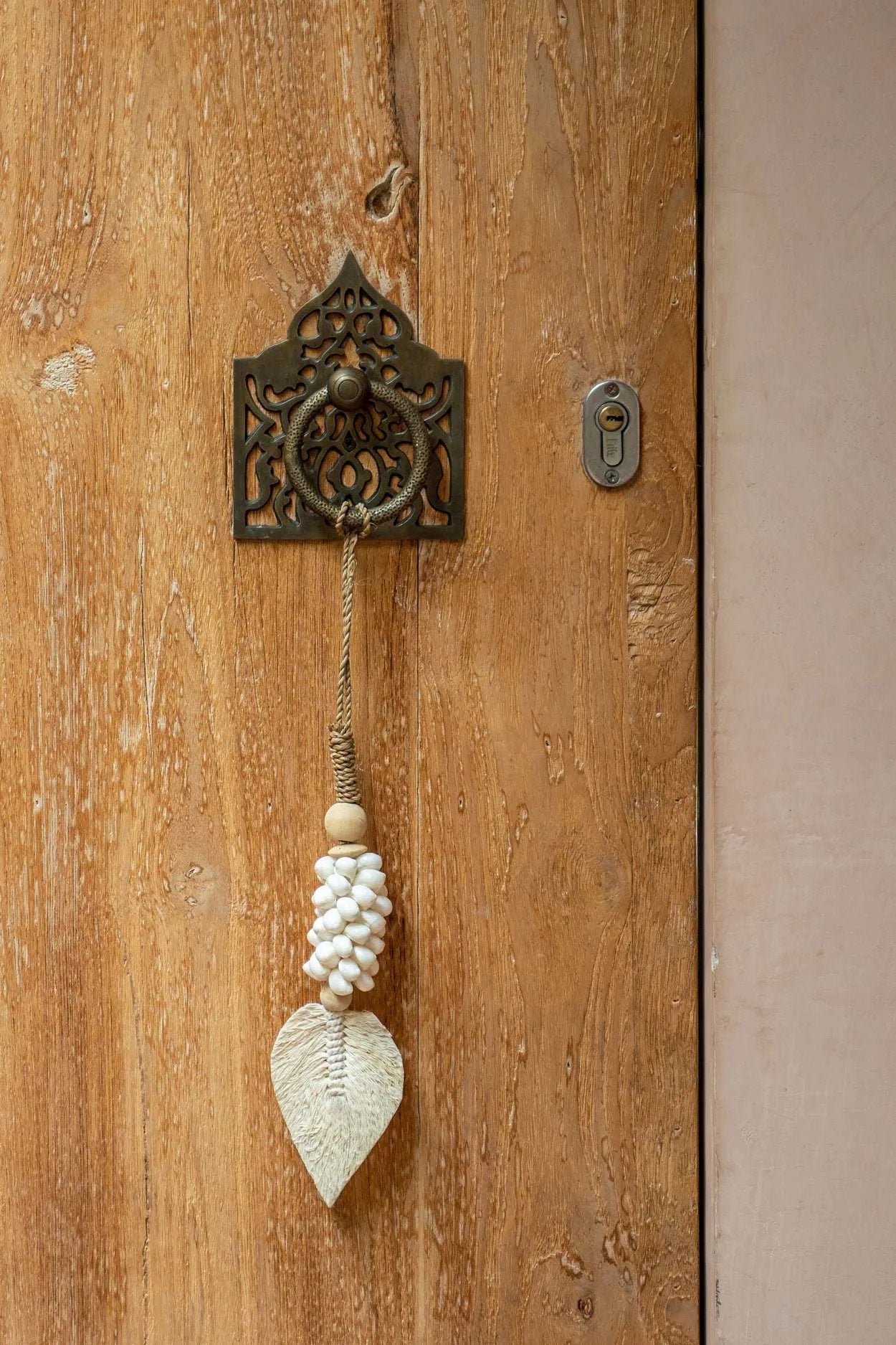 De Leaf & Shell Hangdecoratie - Wit