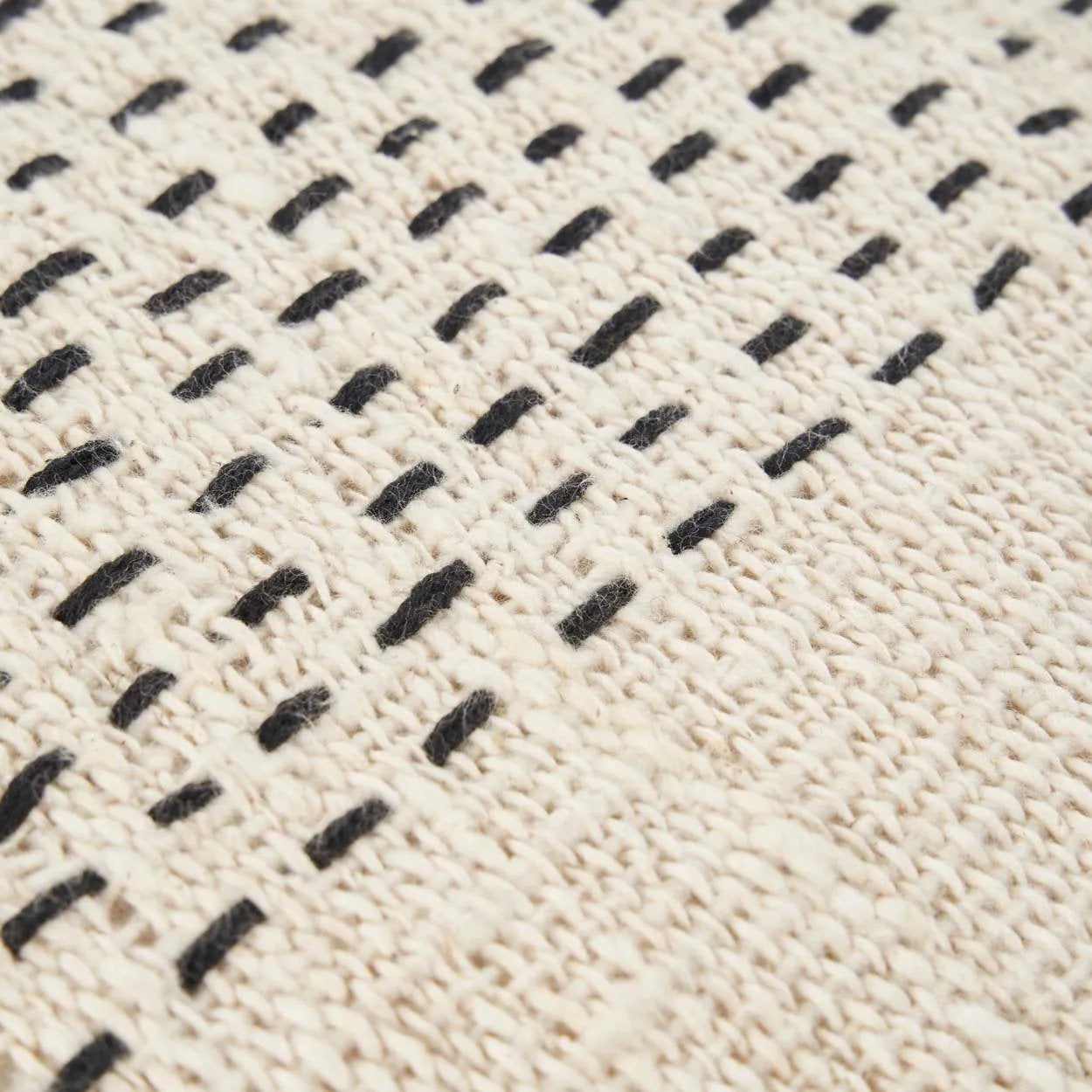 The Misty Cushion Cover - Natural Black