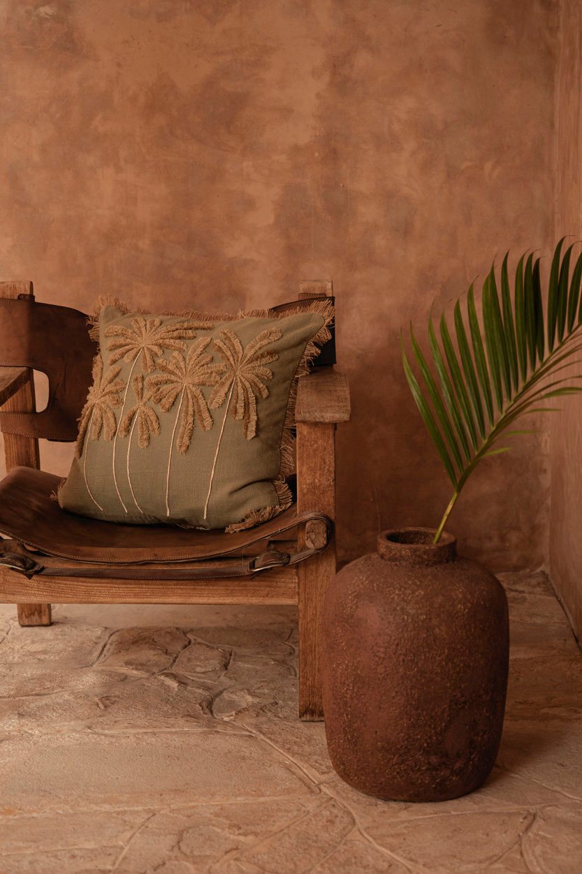 De Tropical Breeze Kussensloop - Bosgroen