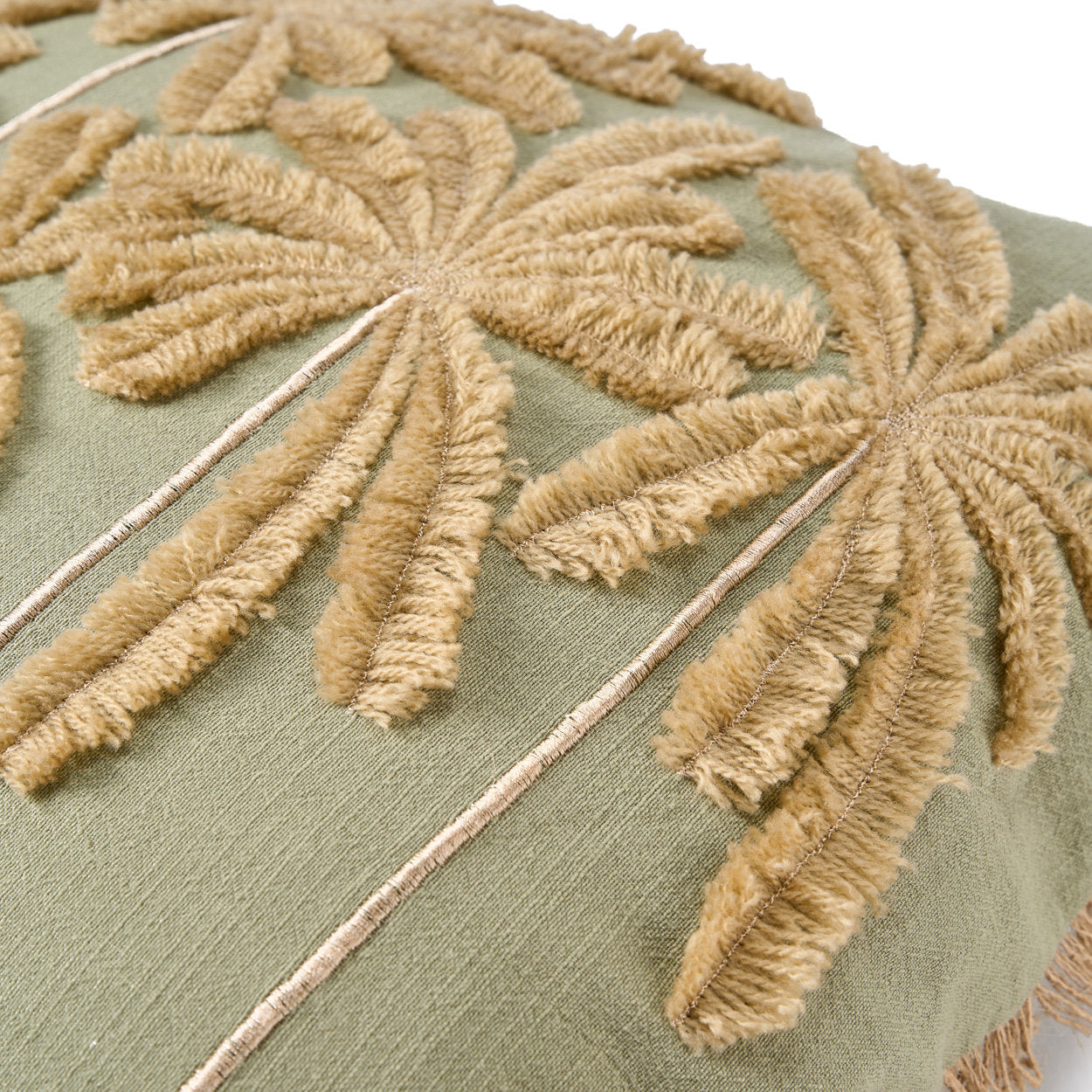 The Tropical Breeze Pillowcase - Forest Green