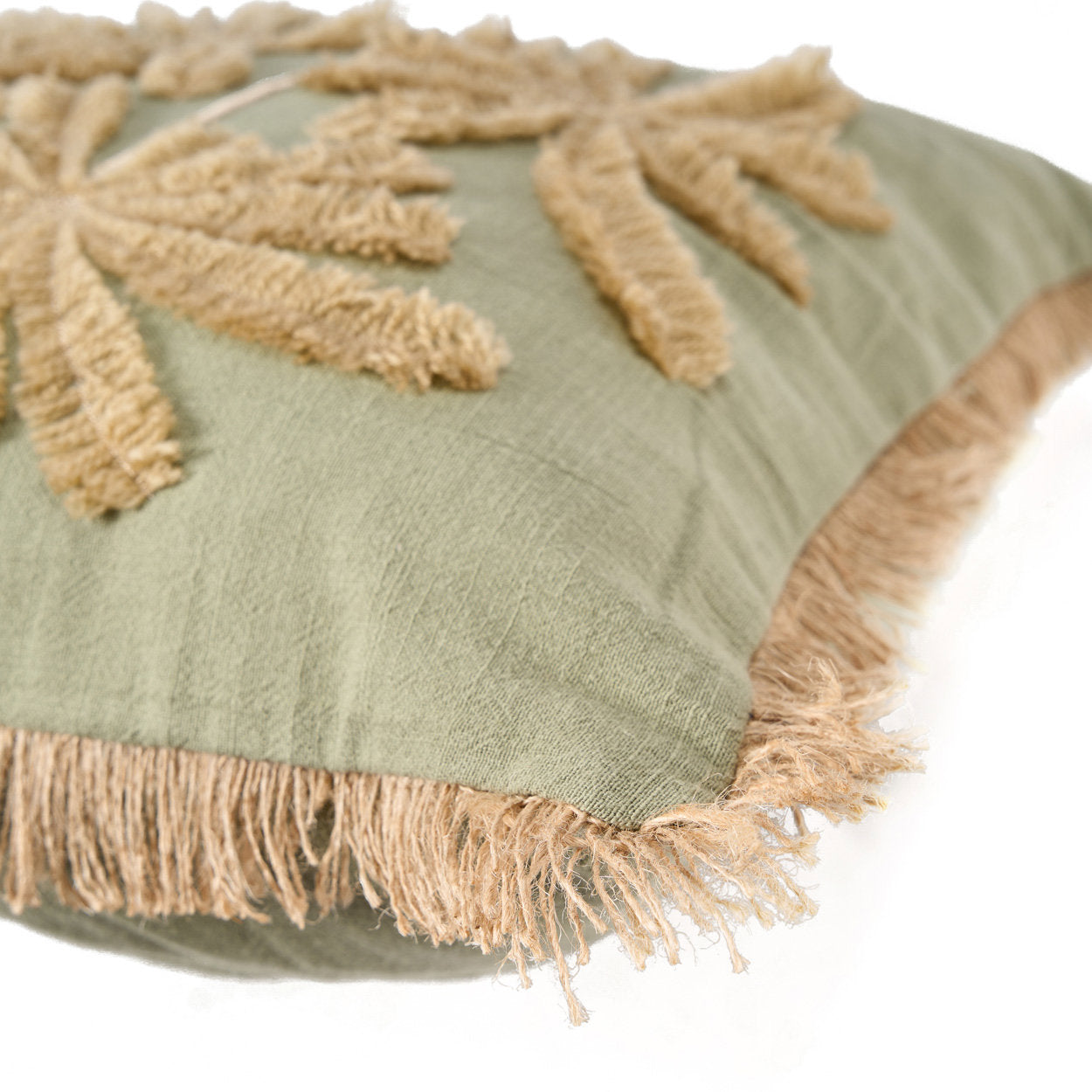 The Tropical Breeze Pillowcase - Forest Green