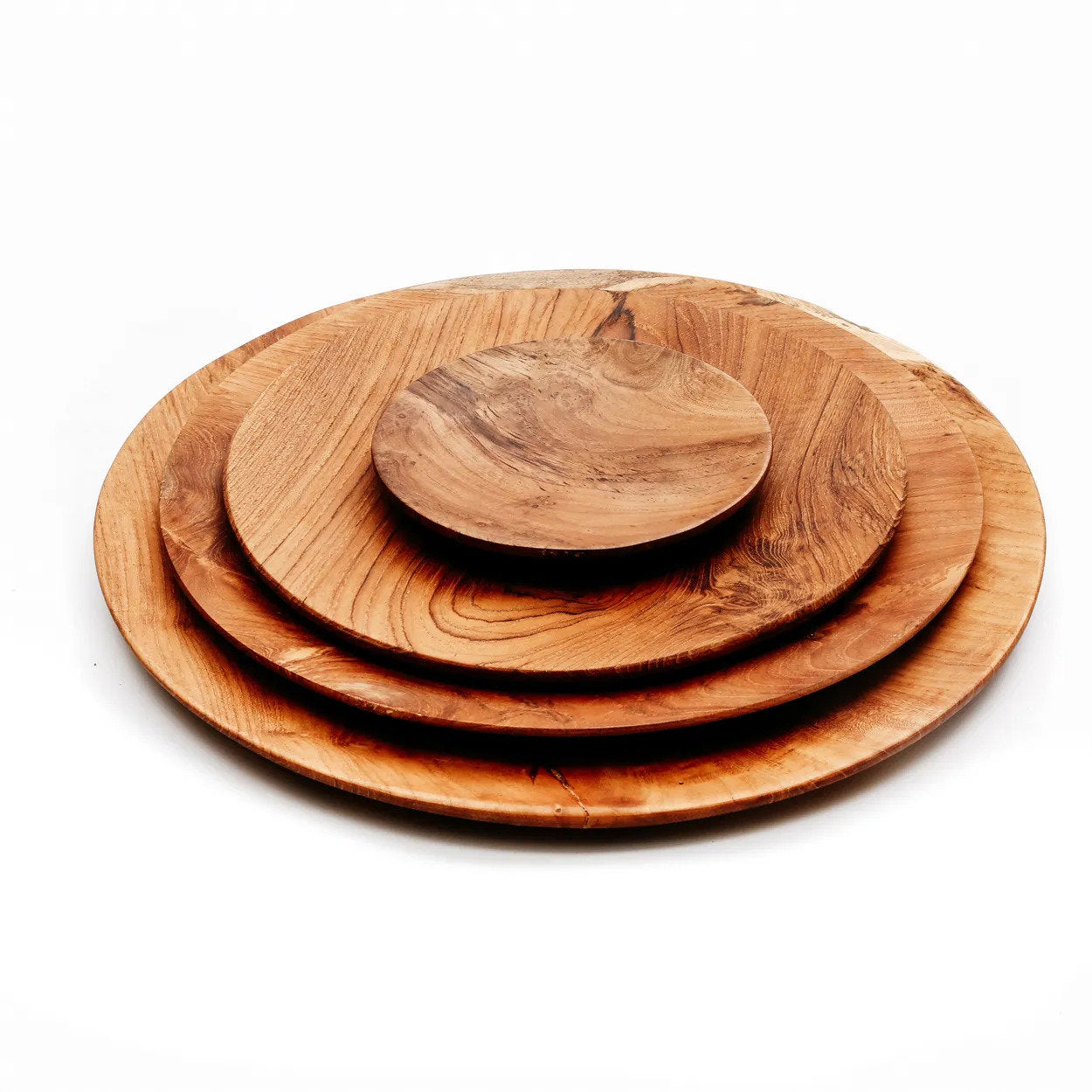 De Teak Root Rond Bord - XL
