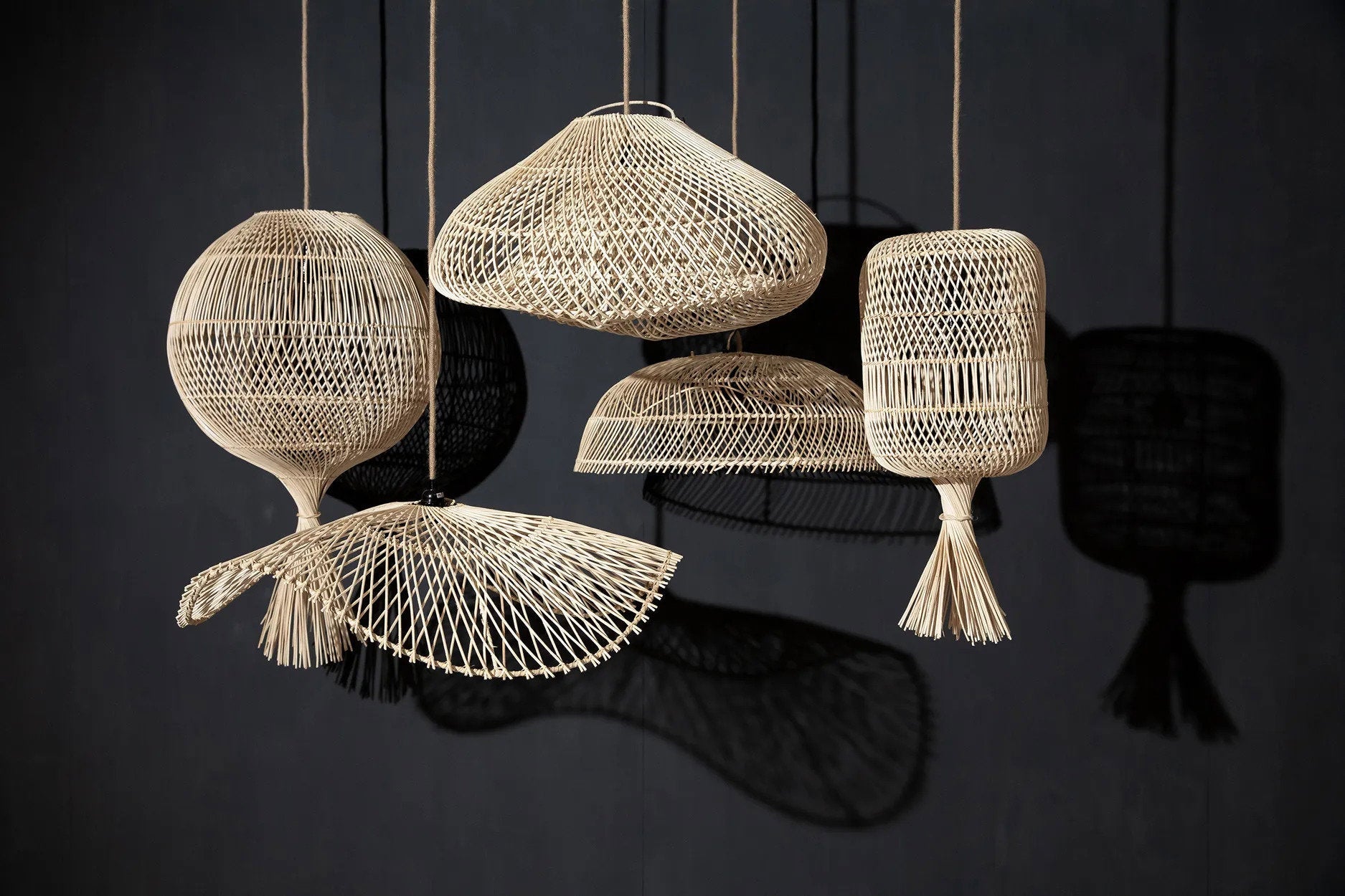 De Wonton Vloer- en Hanglamp - Naturel