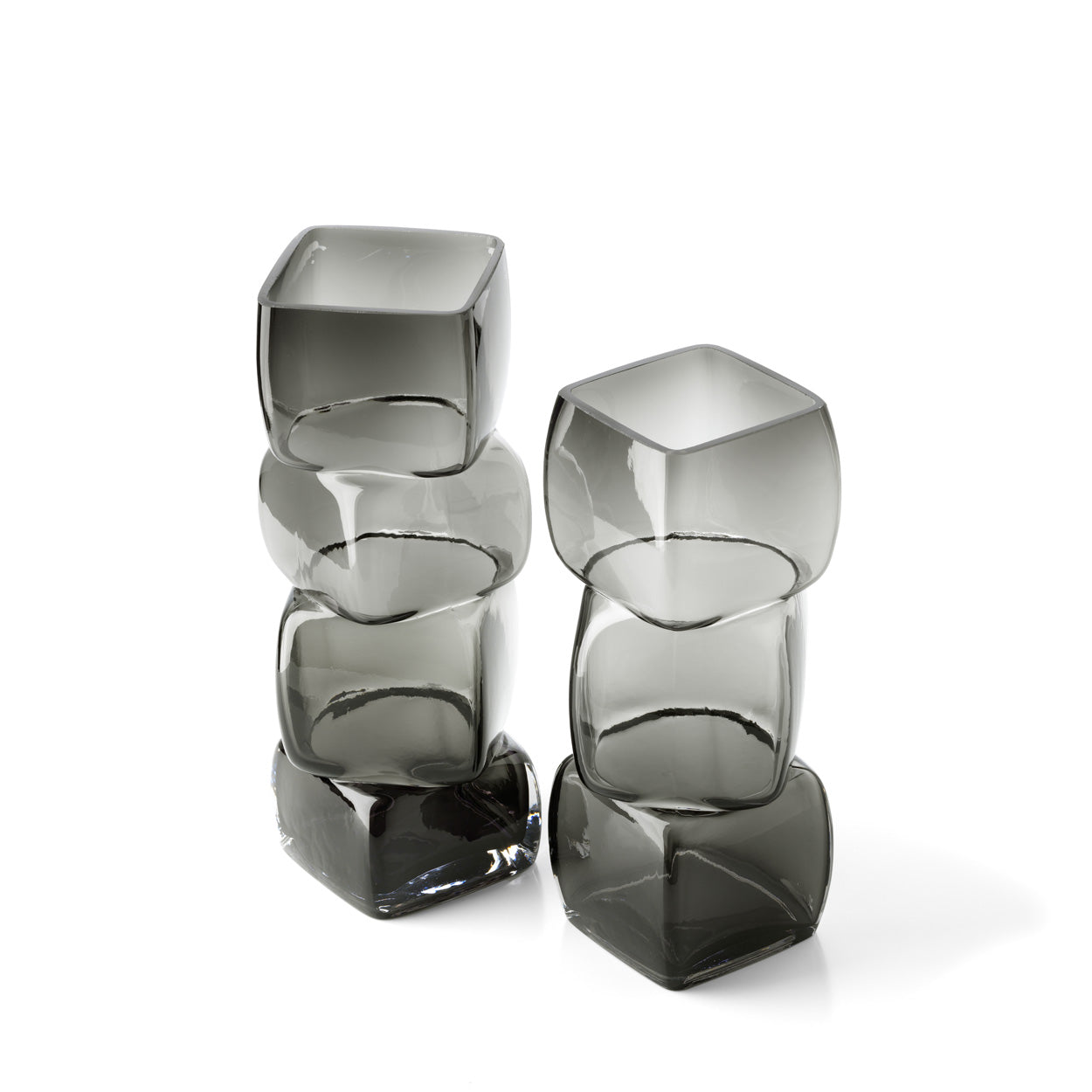 The Cubes Vase - Dark Grey - L
