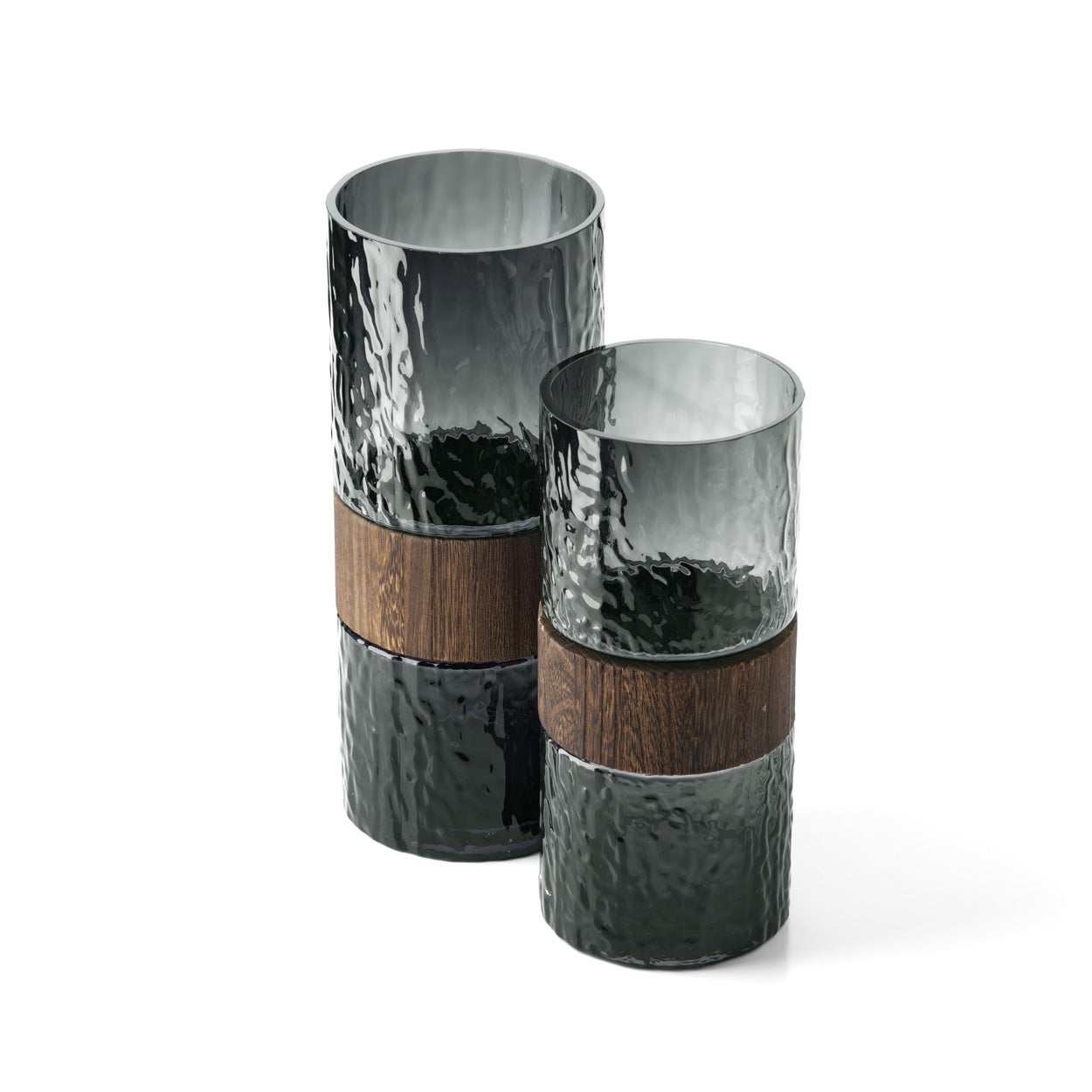 The Wood You Be Mine Vase - Dark Grey - L