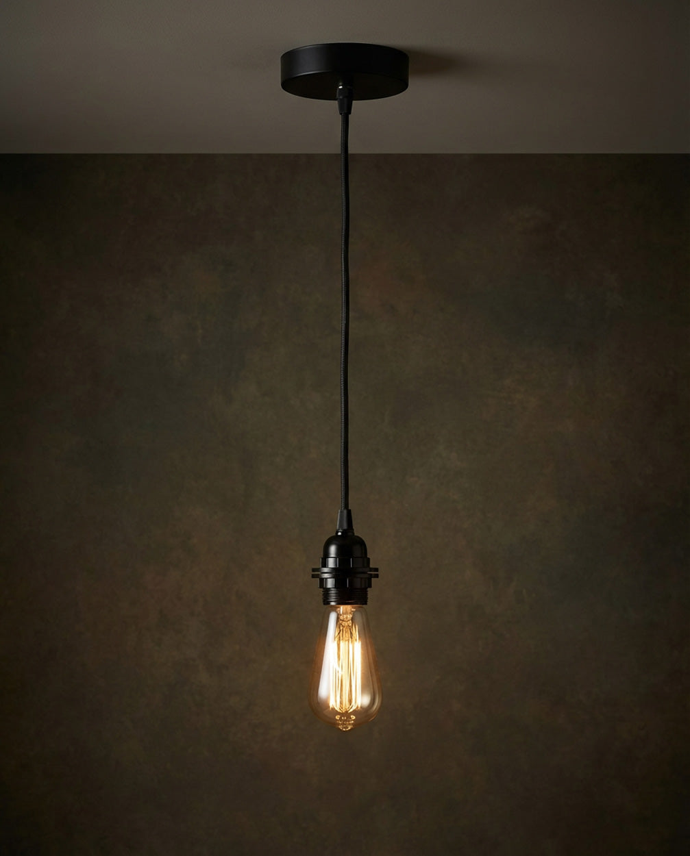 Lamp socket for Ceiling - Black - 1 Fitting