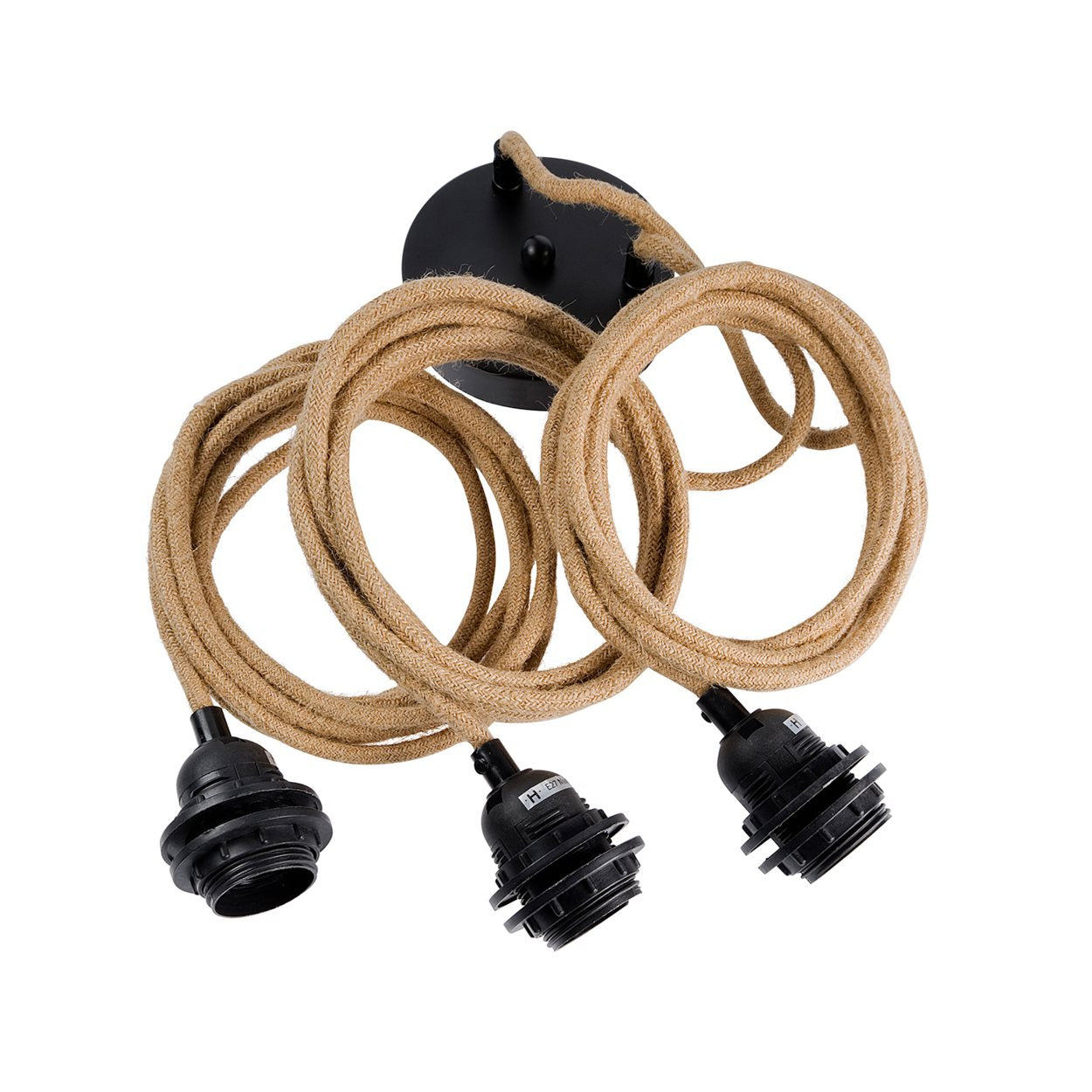 Lamp socket for Ceiling - Natural - 3 Fittings