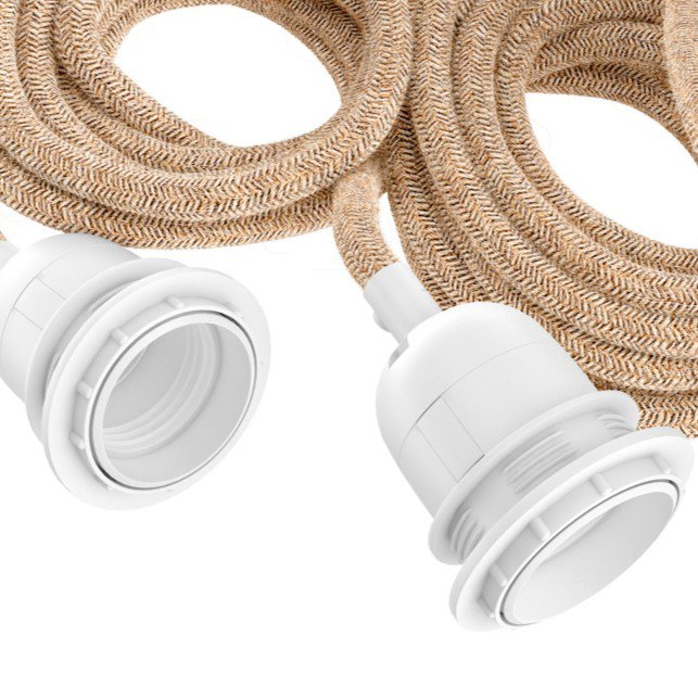 Lampfitting voor Plafond - Naturel Wit - 3 Fittings