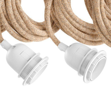 Lampfitting voor Plafond - Naturel Wit - 5 Fittings