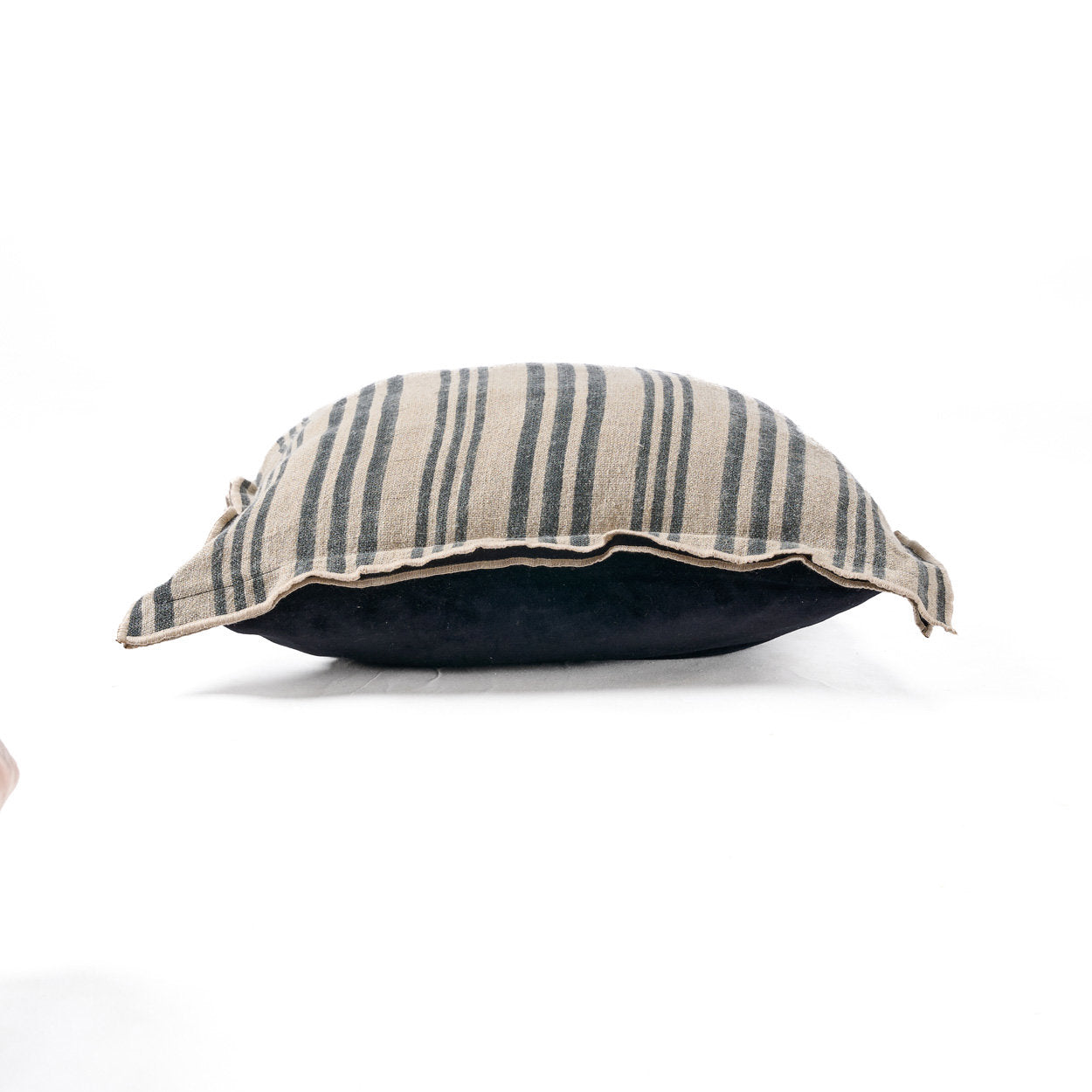 The Nordic Stripe Cushion Cover - Natural Black - 50x50